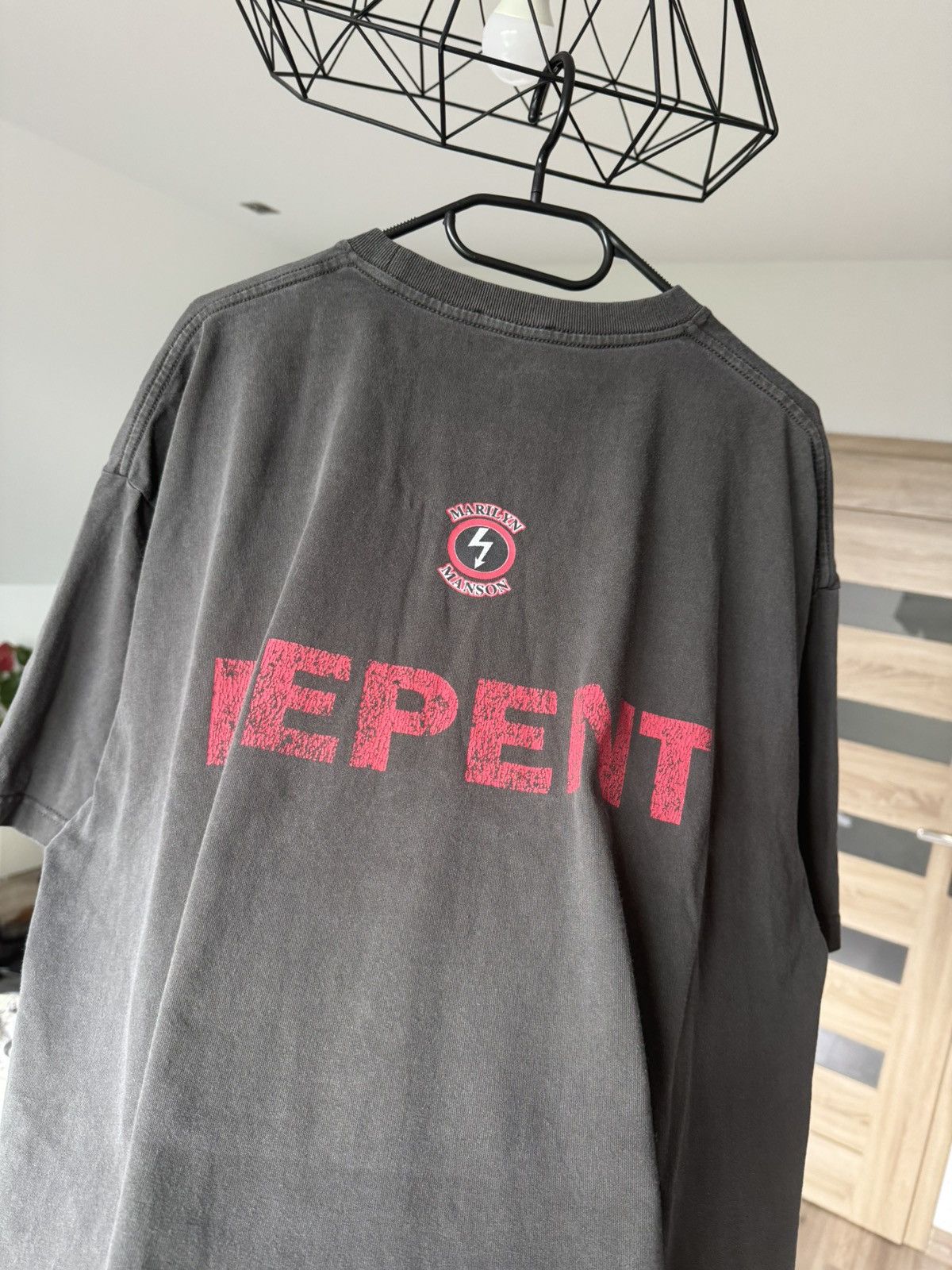 Band Tees Vintage Marilyn Manson Antichrist Svperstar Repent Metal Tee Size US XL / EU 56 / 4 - 11 Thumbnail