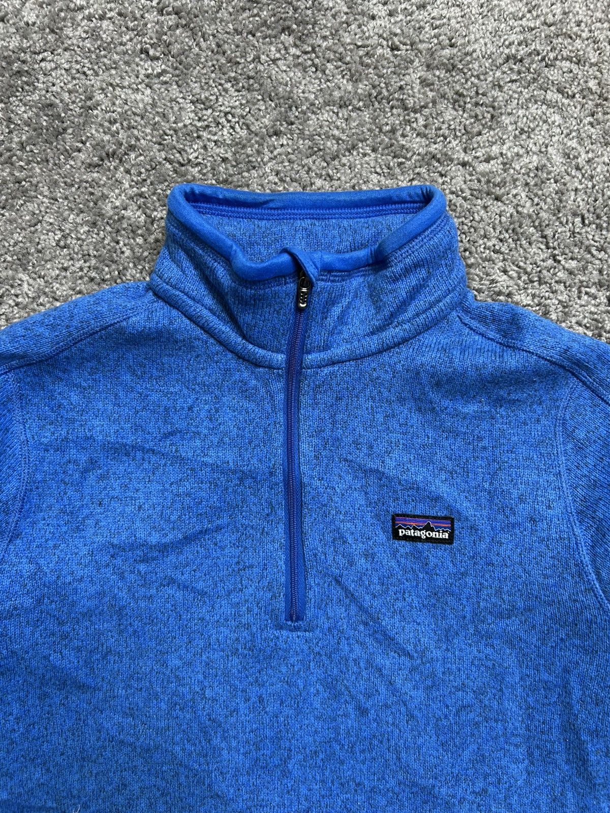 Patagonia Vintage 90s Patagonia Better Sweater Quarter Zip Blue Size US S / EU 44-46 / 1 - 2 Thumbnail
