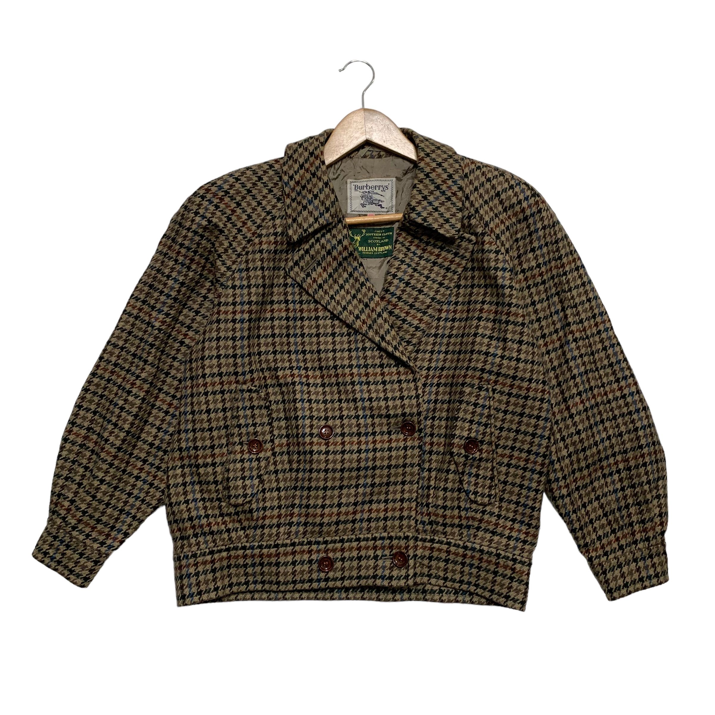 Burberry Cotton Cape With Traditional Check Lining | Grailed