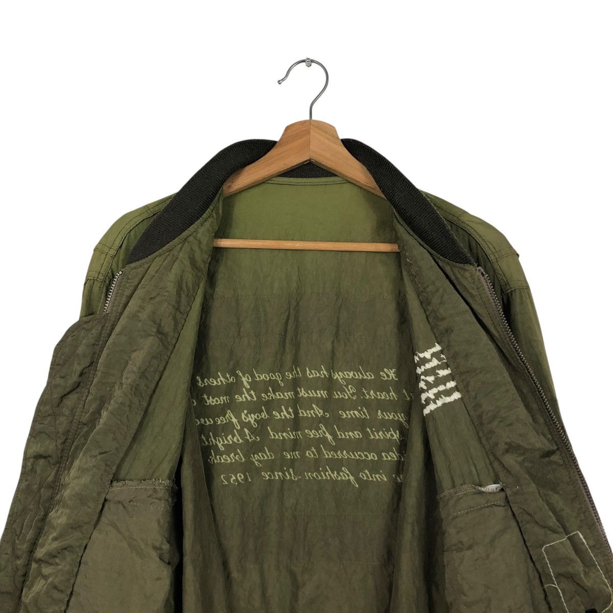 Japanese Brand 🔥VINTAGE BOMBER JACKET PARACHUTE DESIGN ISSEY MIYAKE Size US L / EU 52-54 / 3 - 16 Thumbnail