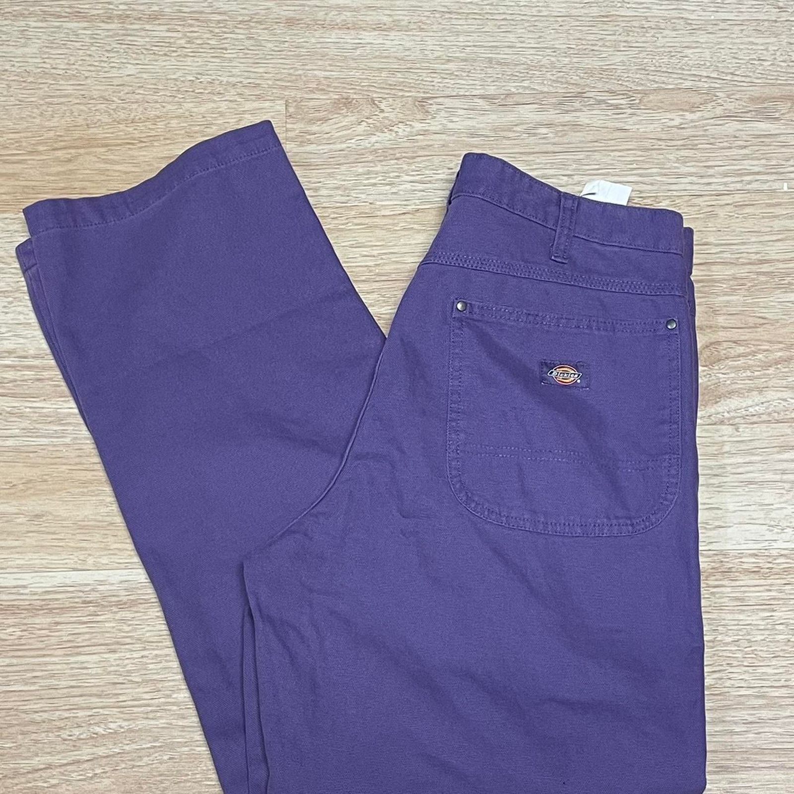 Dickies Dickies purple double knee canvas Size US 33 - 1 Thumbnail