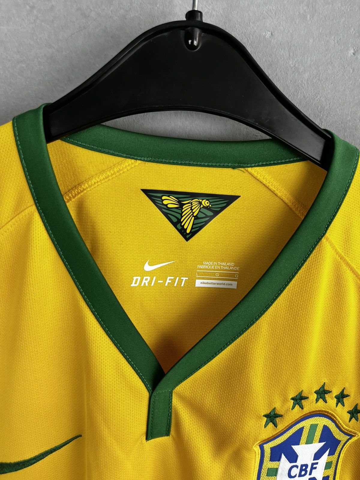 Designer Brazil Home Football Shirt 2014/15 Size US L / EU 52-54 / 3 - 3 Thumbnail