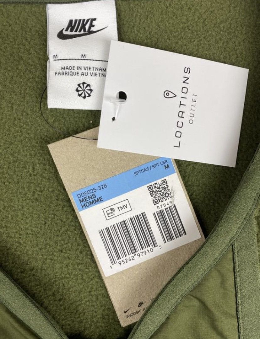 Nike Nike Fleece Sherpa Vest Gilet Drill DD5025-326 Size US M / EU 48-50 / 2 - 10 Thumbnail