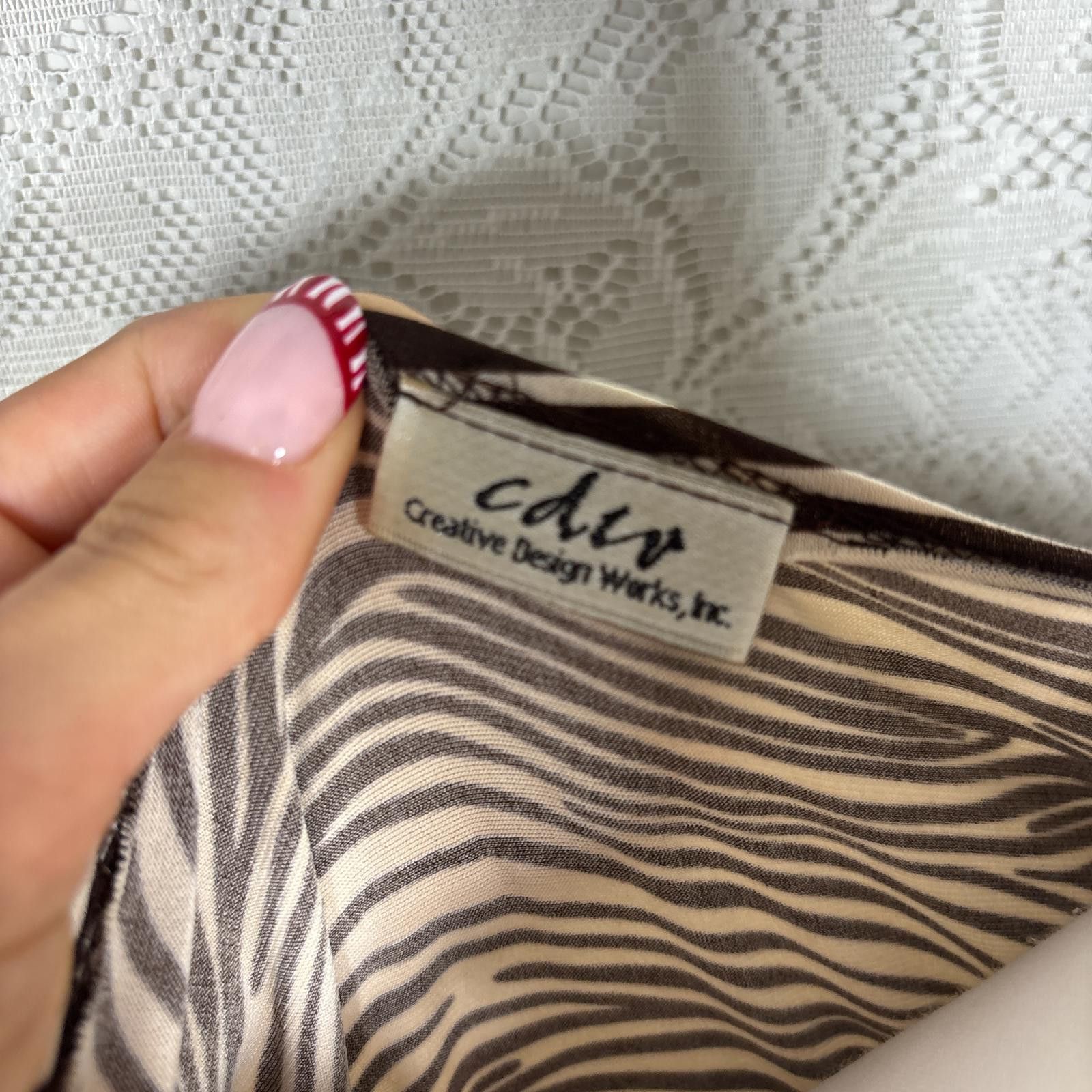 Other y2k striped office siren blouse with ring detail Size M / US 6-8 / IT 42-44 - 6 Thumbnail