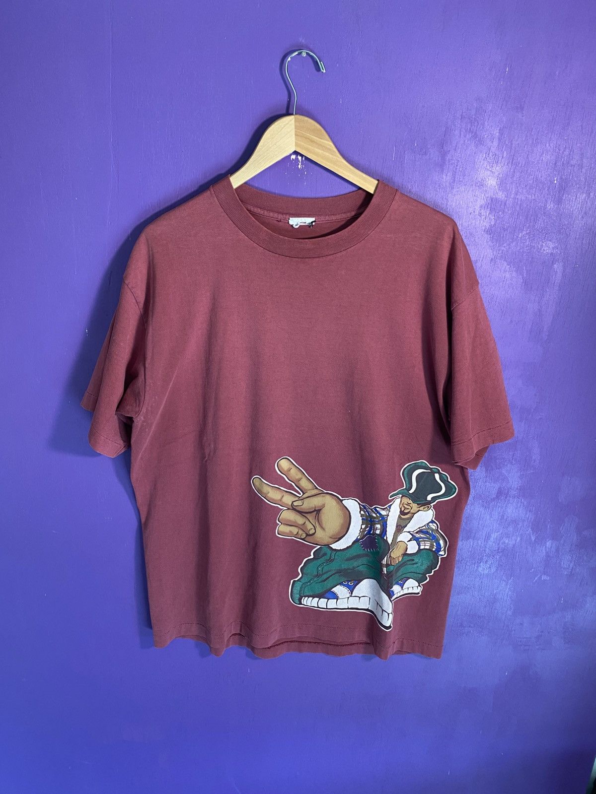 Other Vintage 90s Peace sign guy skater tee Size US XL / EU 56 / 4 - 1 Thumbnail