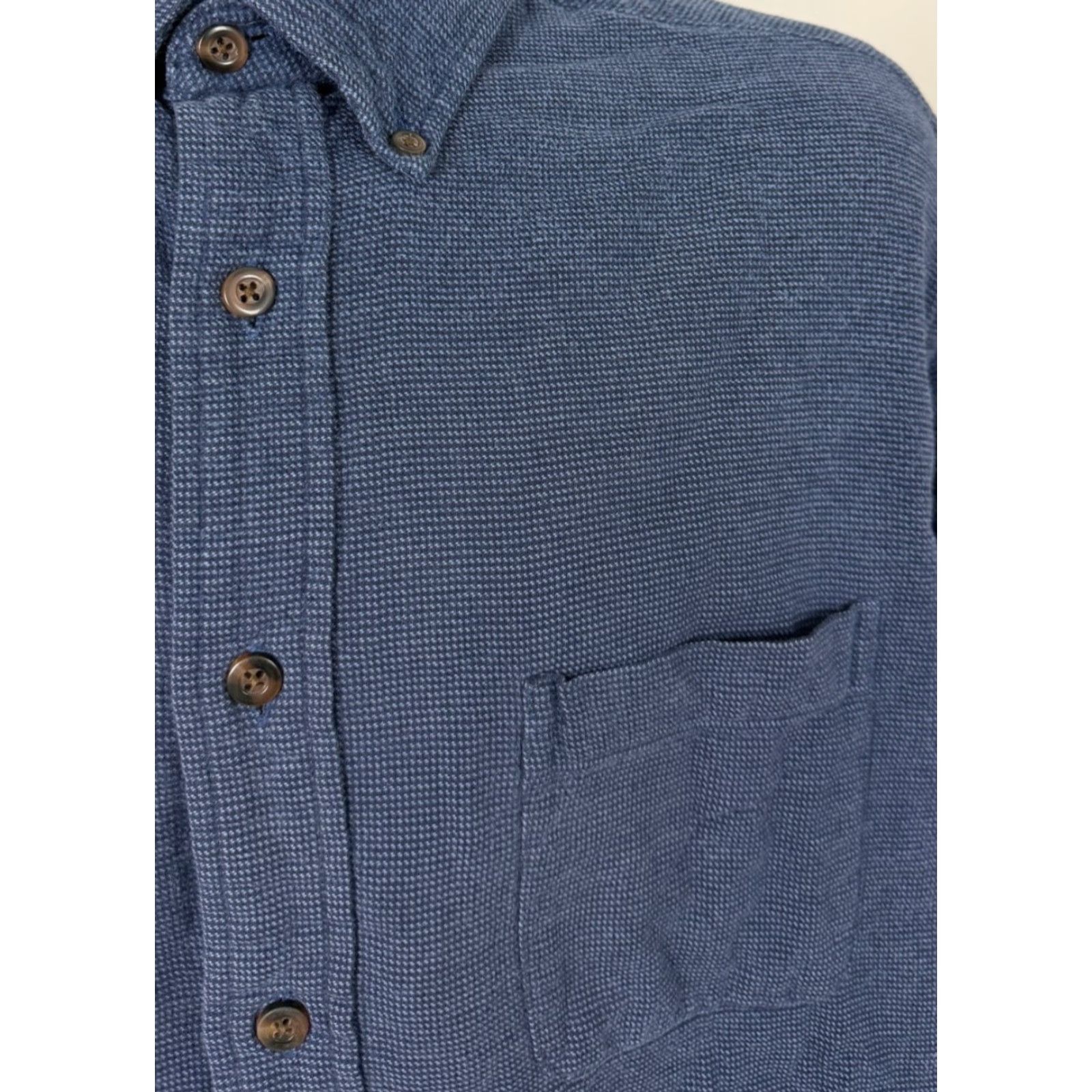 Roundtree & Yorke VINTAGE Roundtree & Yorke Flannel Shirt Men XL Blue Cotton Midweight Check Button-Up Shirts Mens XL Flannel Vintage Y2K Outdoor Preppy Size US XL / EU 56 / 4 - 2 Thumbnail