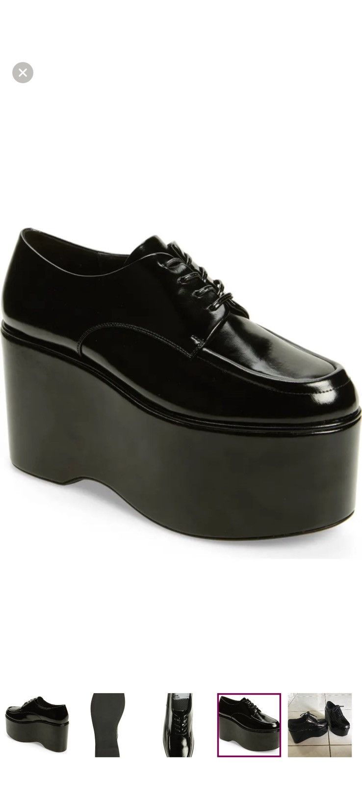 Jeffrey Campbell Extent Moc Platform Lace Up Shoes Jeffrey Campbell Size US 6 / IT 36 - 7 Thumbnail