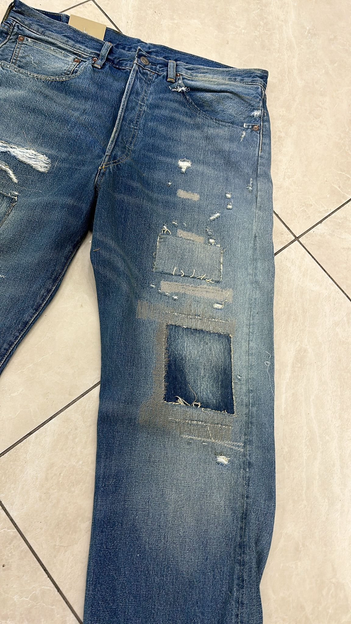 Levi's Vintage Clothing LVC Levi's Vintage Clothing 1955 501XX BigE Selvedge Jeans Size US 34 / EU 50 - 4 Thumbnail