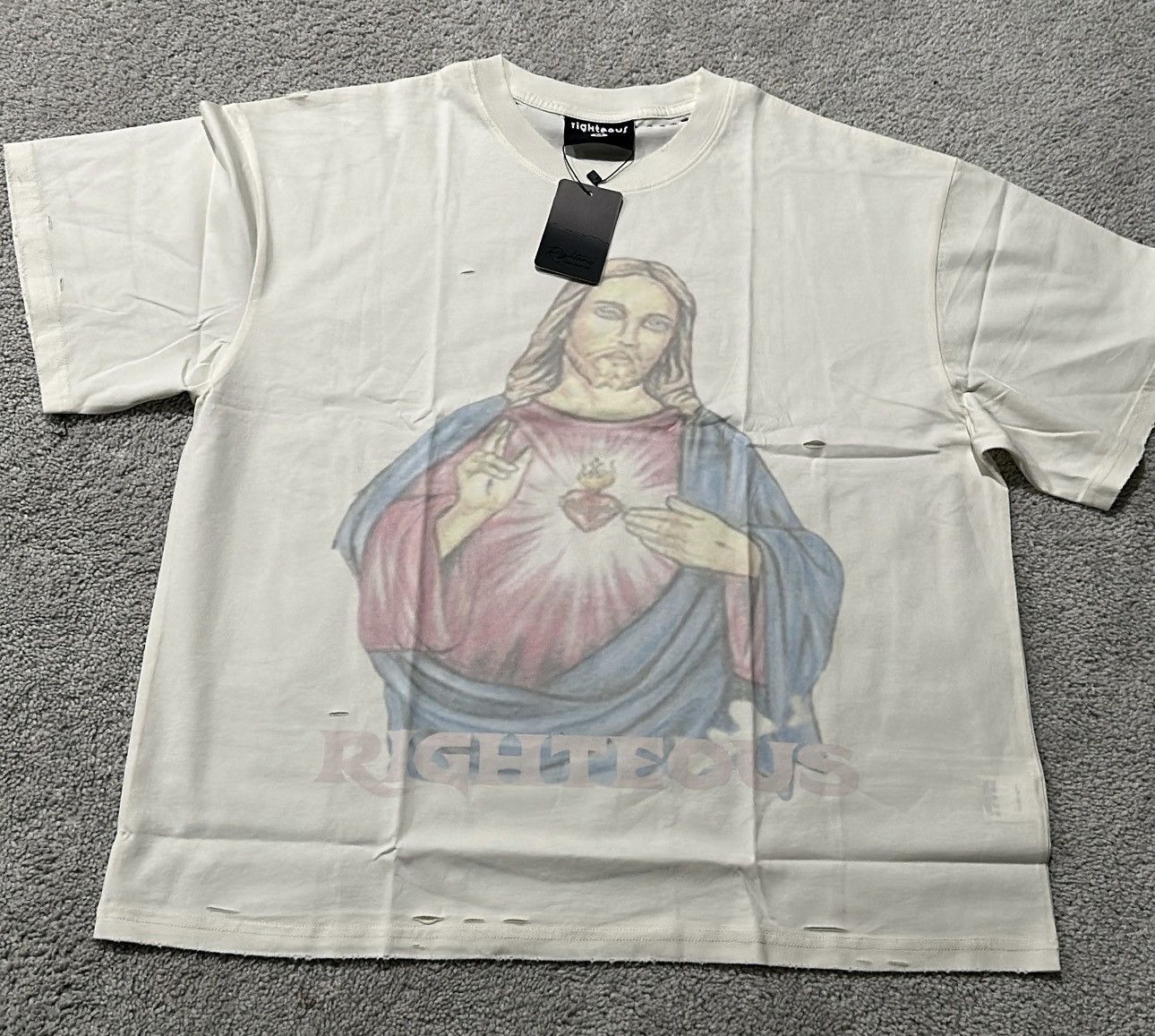 Other We Are Righteous Jesus Logo Tee Size US M / EU 48-50 / 2 - 1 Thumbnail
