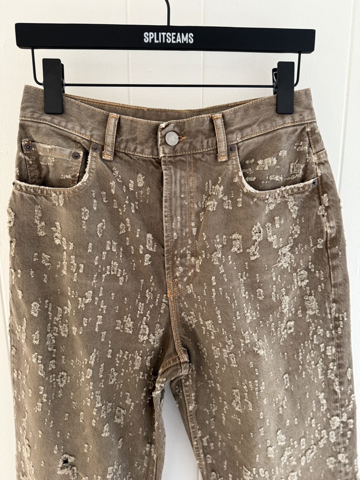 Acne Studios Acne Studios 2022 Moth Brown Jeans Size US 28 / EU 44 - 2 Thumbnail