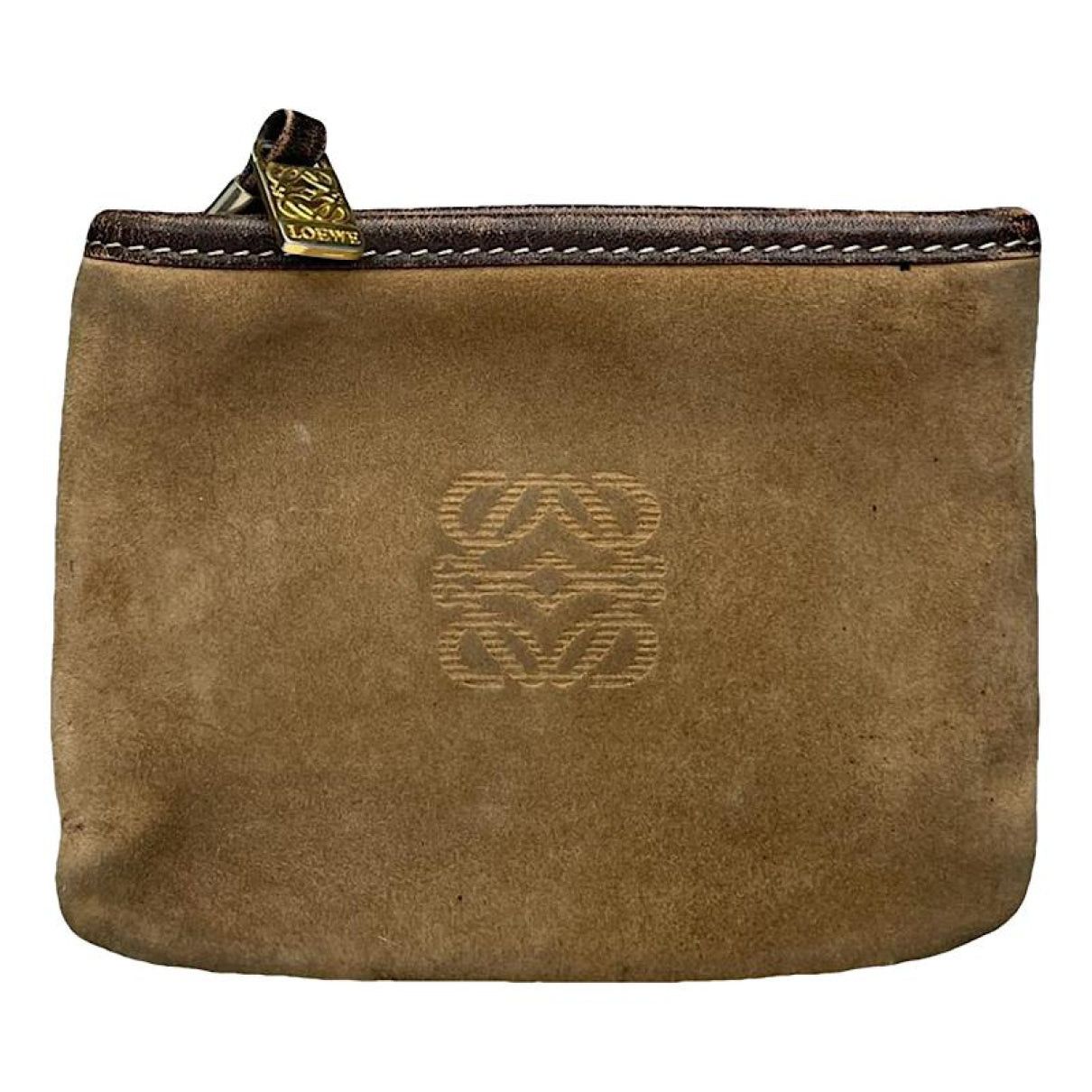 Loewe Camel Leather Clutch Bag Size ONE SIZE - 1 Thumbnail