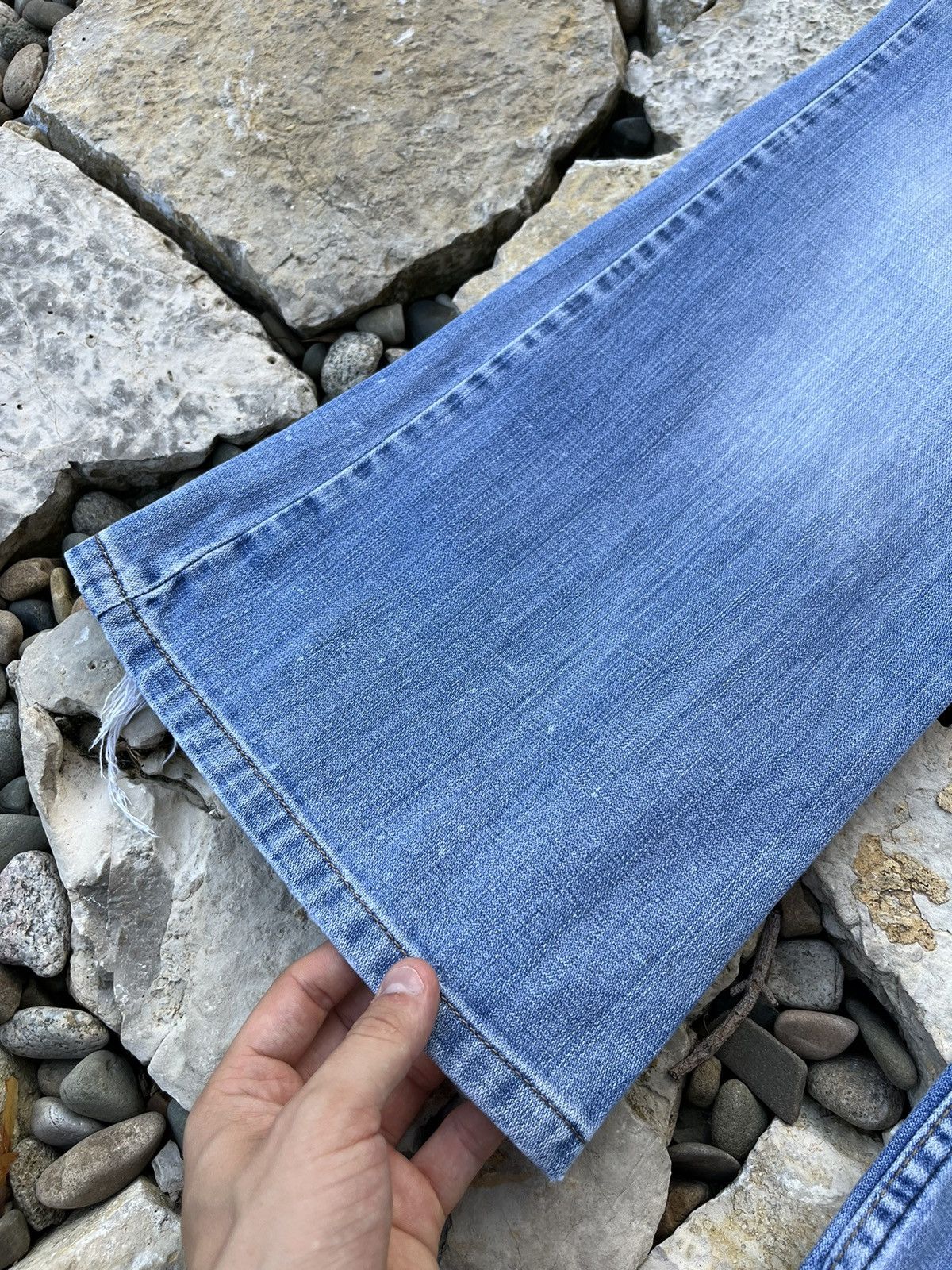Diesel × Vintage Vintage Diesel freedom y2k baggy distressed thrashed jeans Size US 34 / EU 50 - 9 Thumbnail