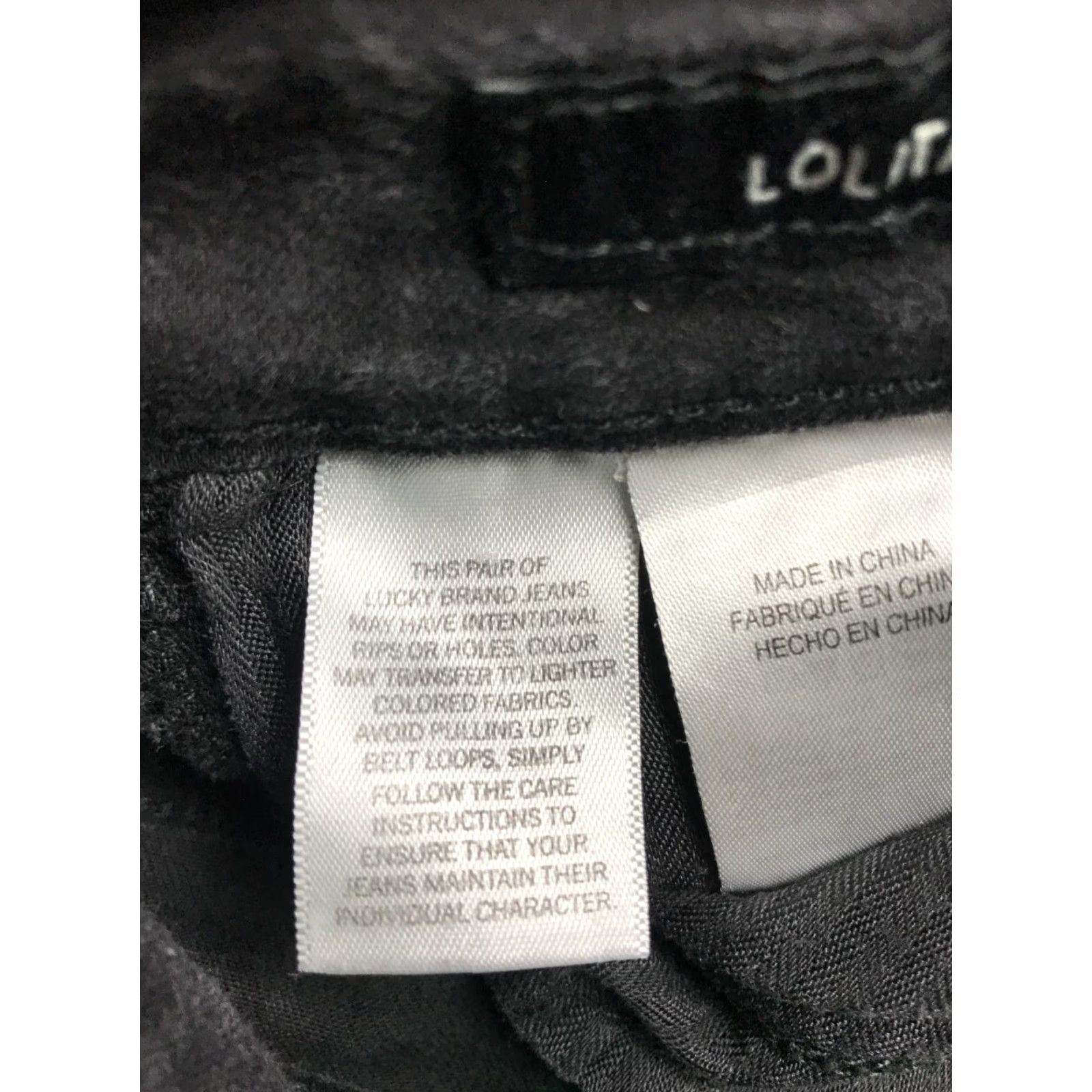 Lucky Brand Lucky Brand Denim Jeans Women's 0/25 Ankle Black Low Rise Lolita Skinny Jeans Size 25" / US 0 / IT 36 - 6 Thumbnail
