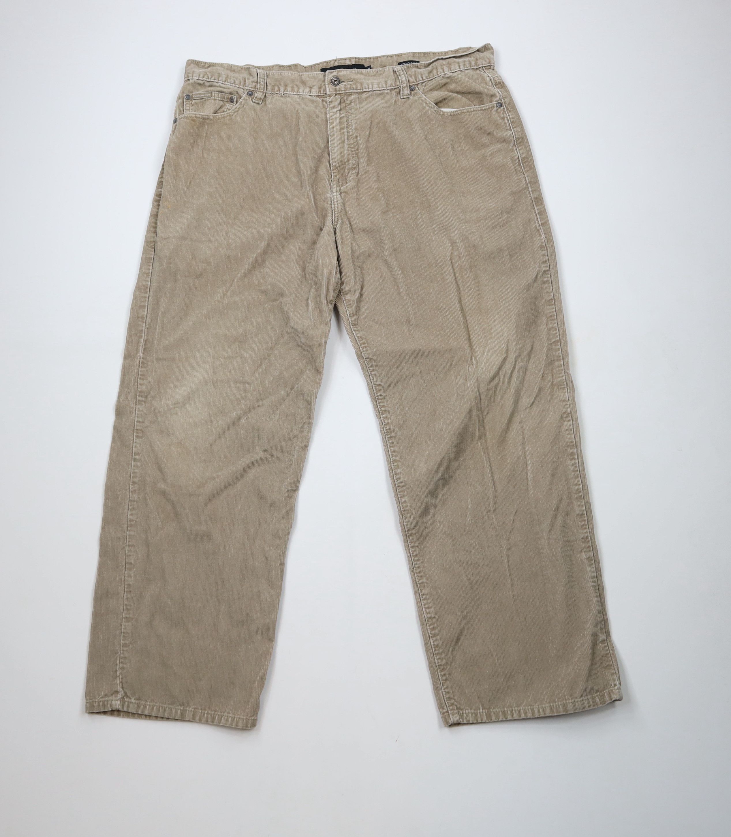 Calvin Klein × Vintage Vintage Calvin Klein Straight Wide Leg Corduroy Chino Pants Size US 42 / EU 58 - 1 Thumbnail