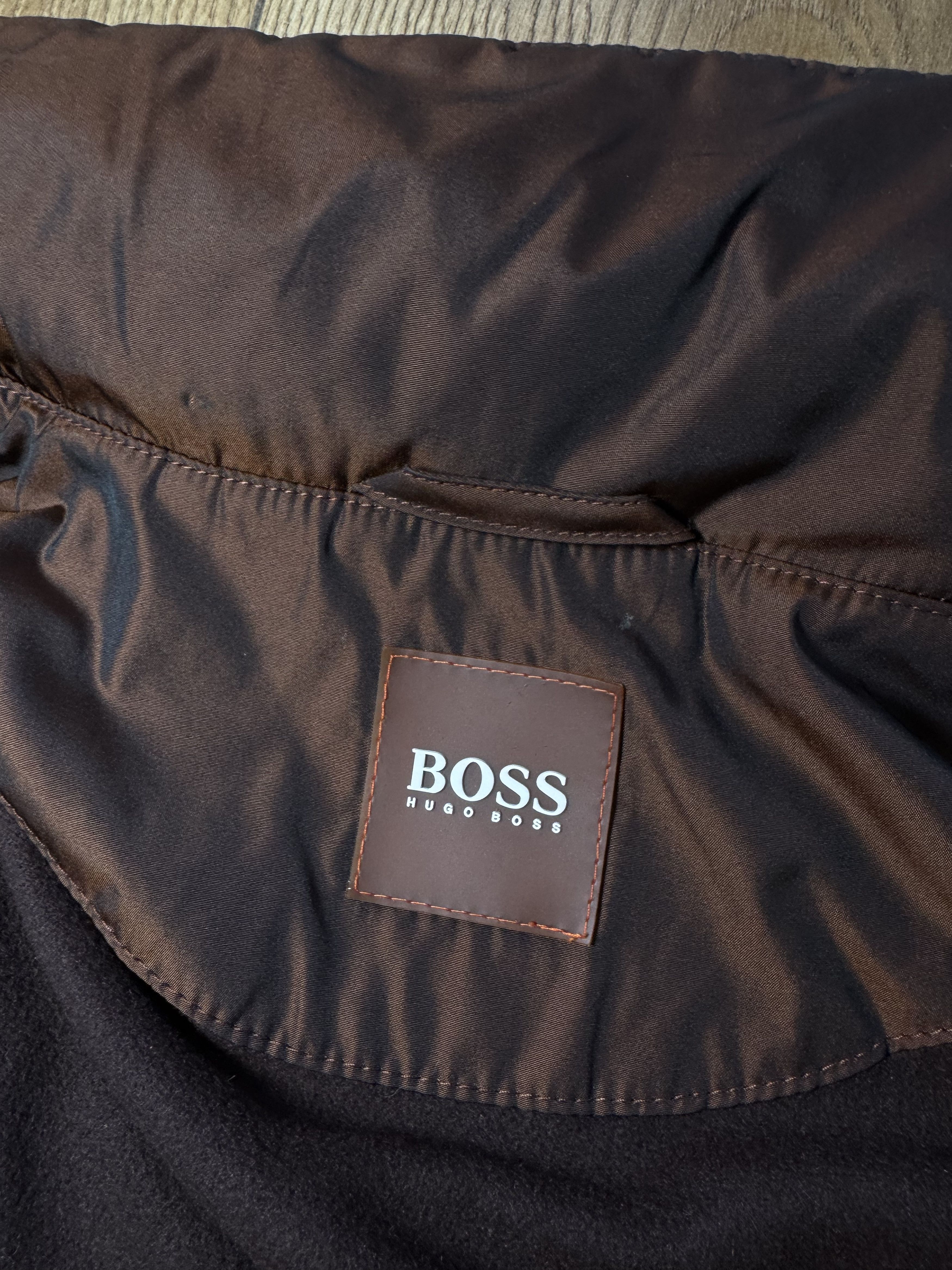 Hugo Boss Hugo Boss OBalt Brown Hooded Nylon Parka Coat Rare Luxury Size US XXL / EU 58 / 5 - 18 Thumbnail