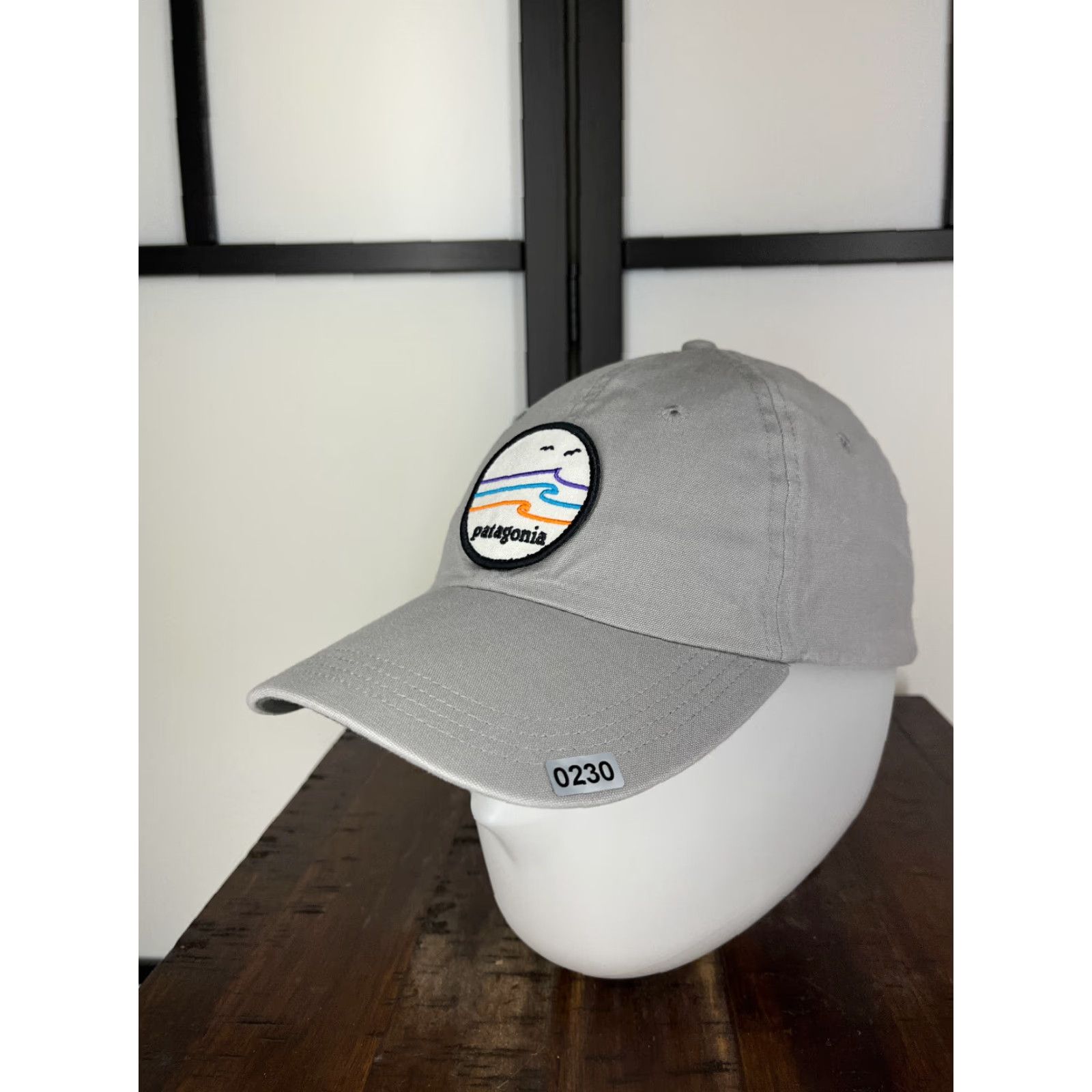 Patagonia Patagonia Hat Cap Strap Back Adult One Size Gray Emroidered 100% Cotton Fitz Roy Baseball Cap Mens One Size Gray Size ONE SIZE - 4 Thumbnail