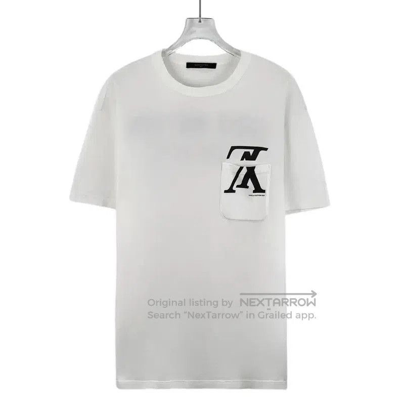 Louis Vuitton Louis Vuitton White Cotton Men's T-Shirt . Size US M / EU 48-50 / 2 - 1 Thumbnail
