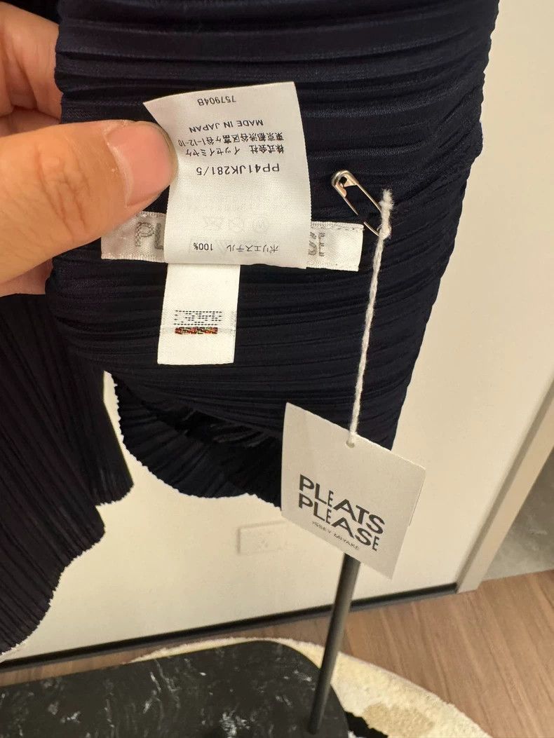 Issey Miyake issey miyake size:5 Dark blue pleated coat Size XXS / US 00 / IT 34 - 5 Thumbnail