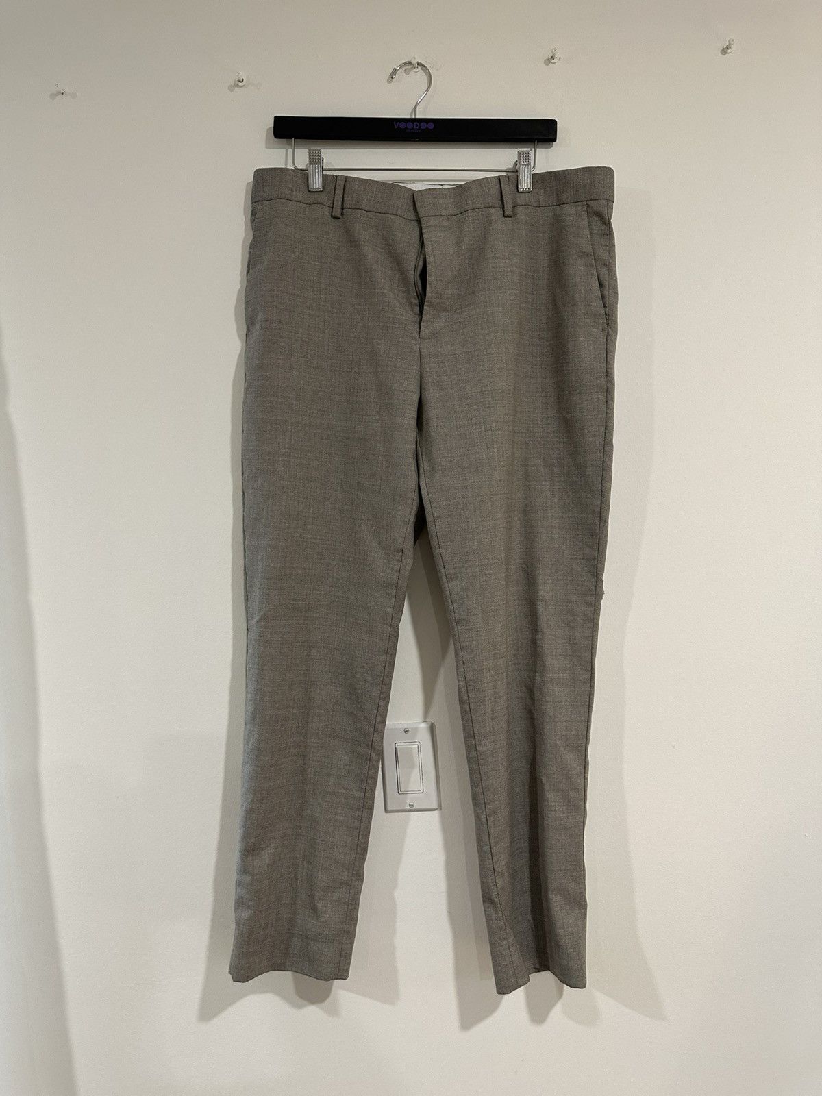 Harmony Paris Harmony Paris grey wool trousers Size US 36 / EU 52 - 1 Thumbnail