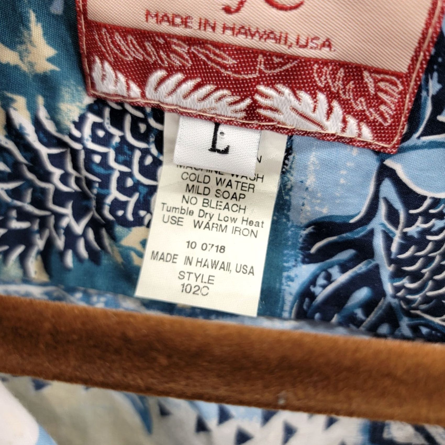 Vintage RJC Vintage Hawaiian Shirt Blue Men's L turtle Size US L / EU 52-54 / 3 - 3 Thumbnail