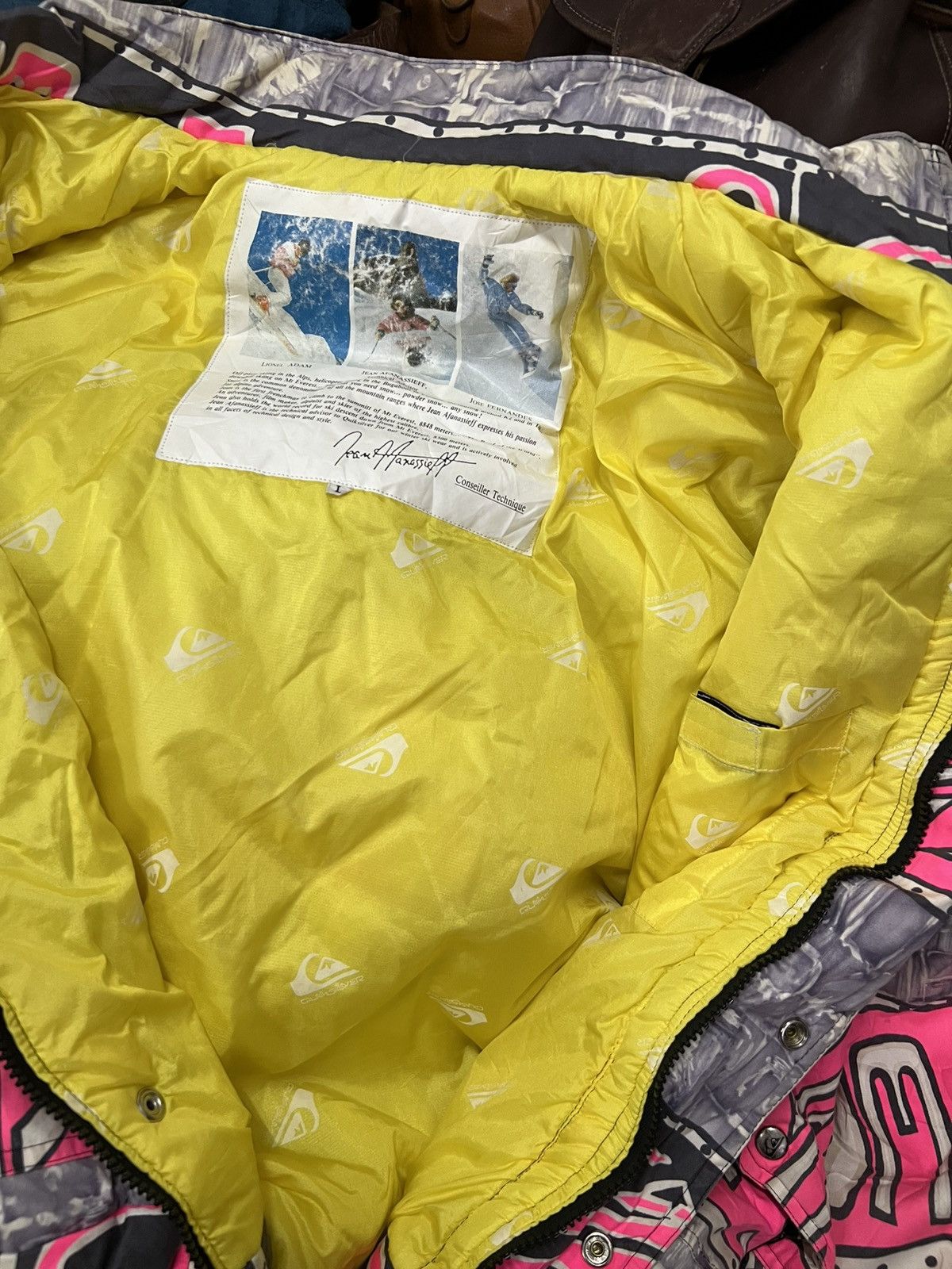 Quiksilver × Vintage RARE QUIKSILVER SKI BOMBER JAVKET SKI Size US L / EU 52-54 / 3 - 8 Thumbnail
