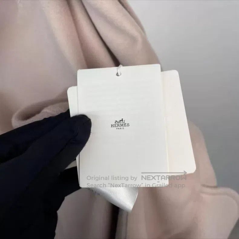 Hermes Hermes Cashmere Pink Long Coat, Size 38 Size XS / US 0-2 / IT 36-38 - 4 Thumbnail