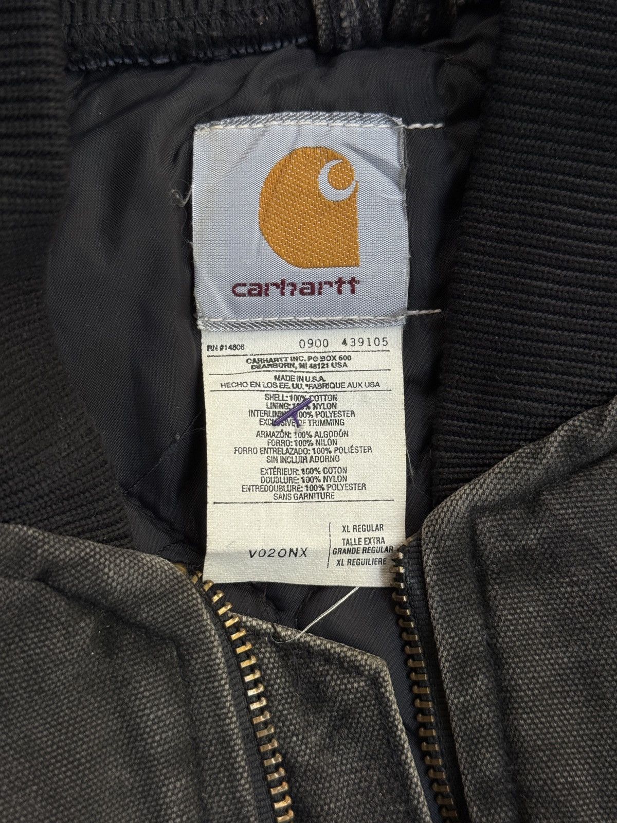 Carhartt Vintage Carhartt Vest V02 ONX Size US XL / EU 56 / 4 - 6 Thumbnail