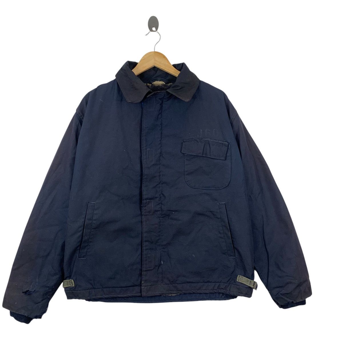 Vintage Vintage TENNIER INDUSTRIES Flame Resistance Class 1 Jacket Size US L / EU 52-54 / 3 - 3 Thumbnail