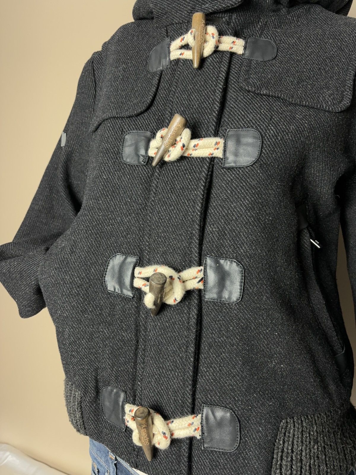 Superdry SUPERDRY Vintage Cropped Hooded Avant Garde Jacket Size S / US 4 / IT 40 - 4 Thumbnail