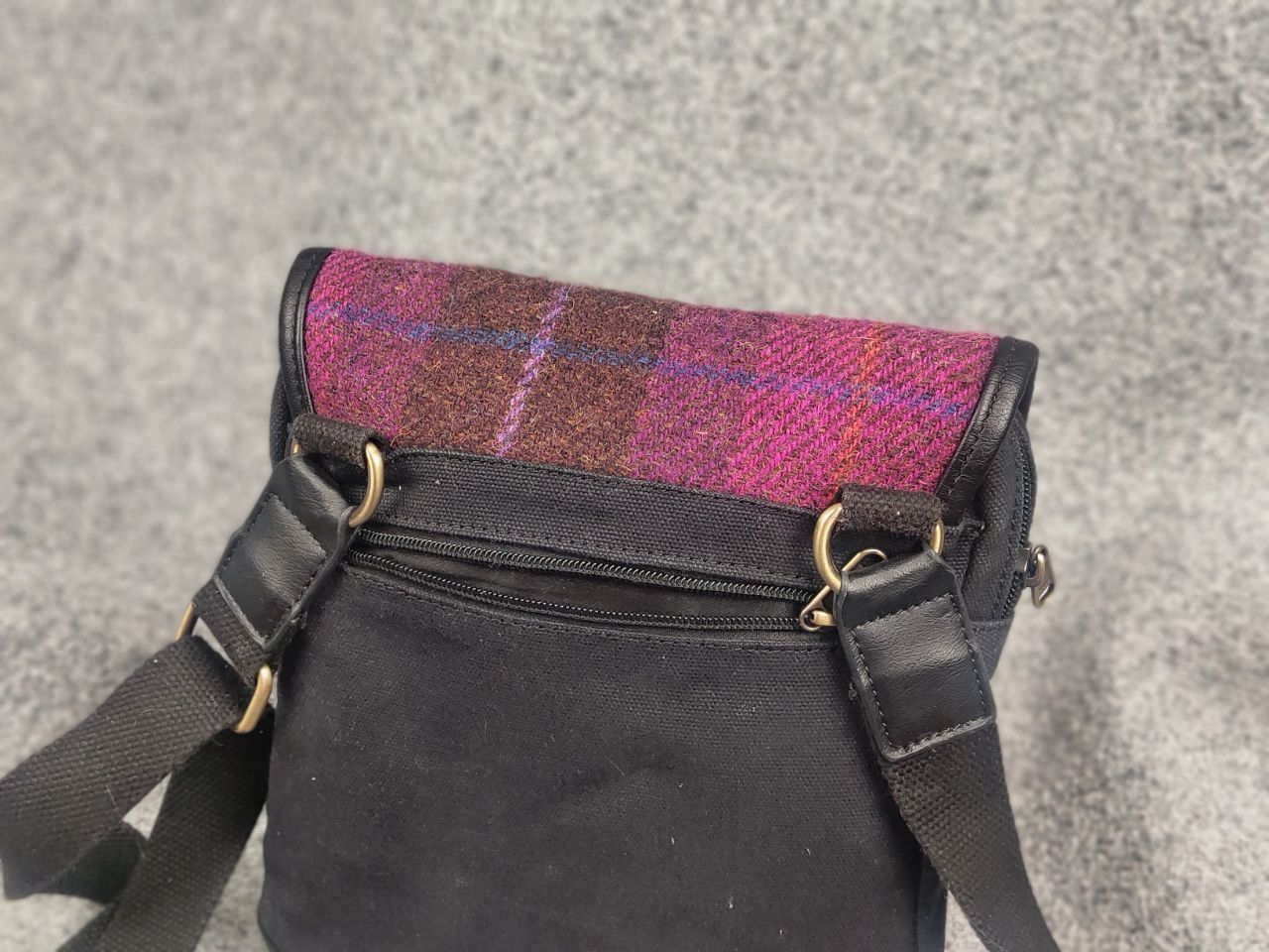 Harris Tweed Vintage Harris Tweed compact messenger bag over the shoulder Size ONE SIZE - 8 Thumbnail