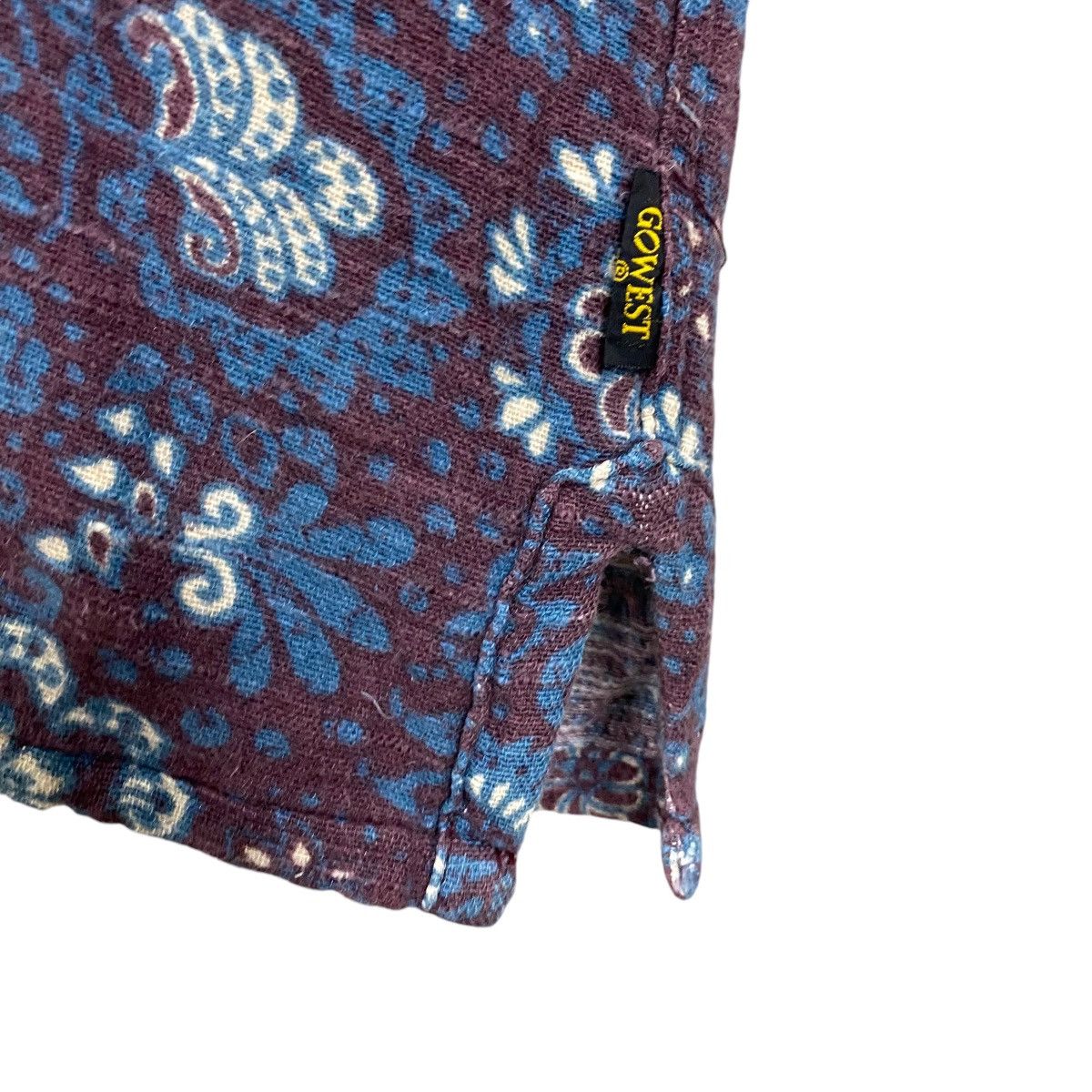 Japanese Brand Gowest Hawaiian shirt overprint single pocket Size US L / EU 52-54 / 3 - 12 Thumbnail