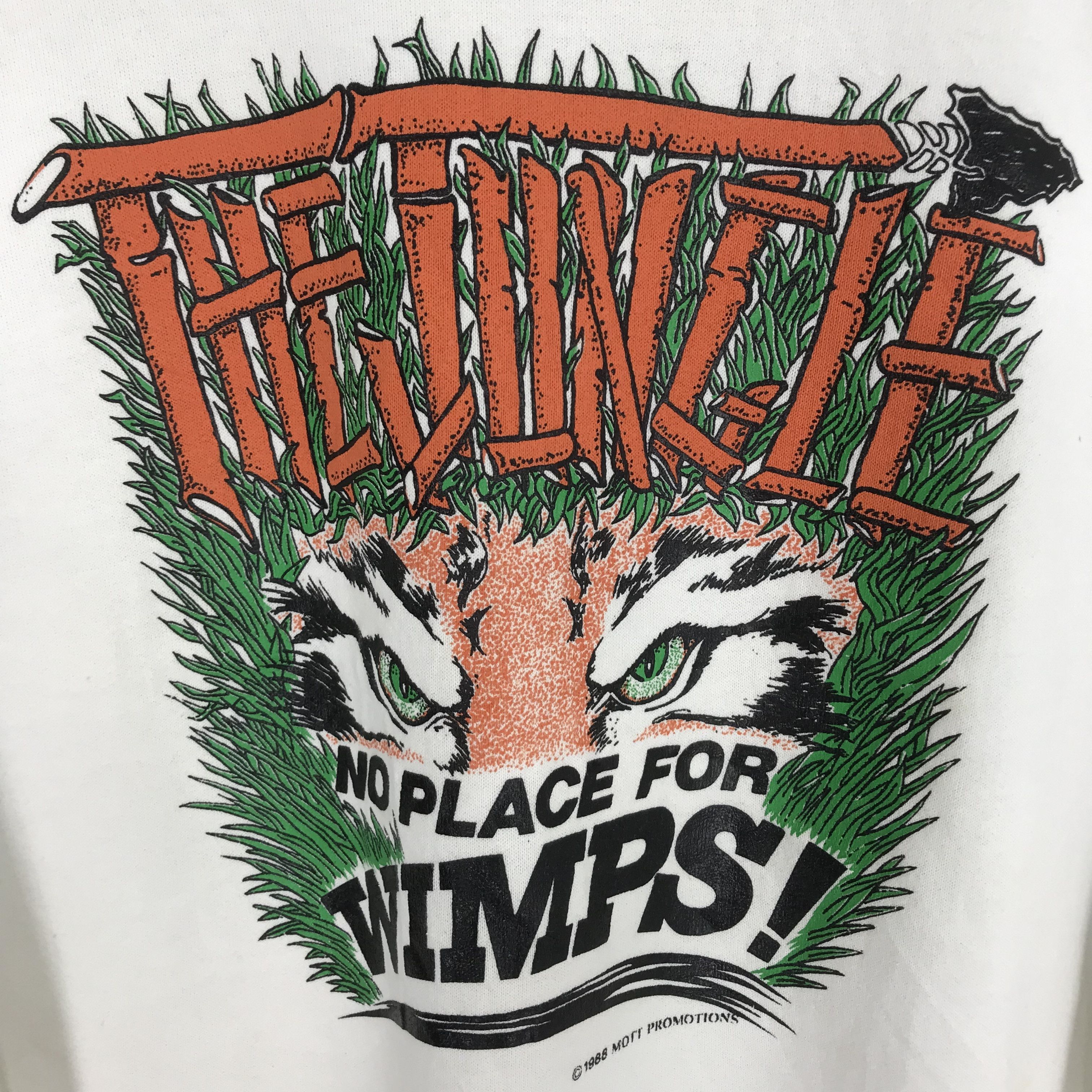 Jungles Vintage 90's The Jungle White Sweatshirt Large - 475 Size US L / EU 52-54 / 3 - 4 Thumbnail