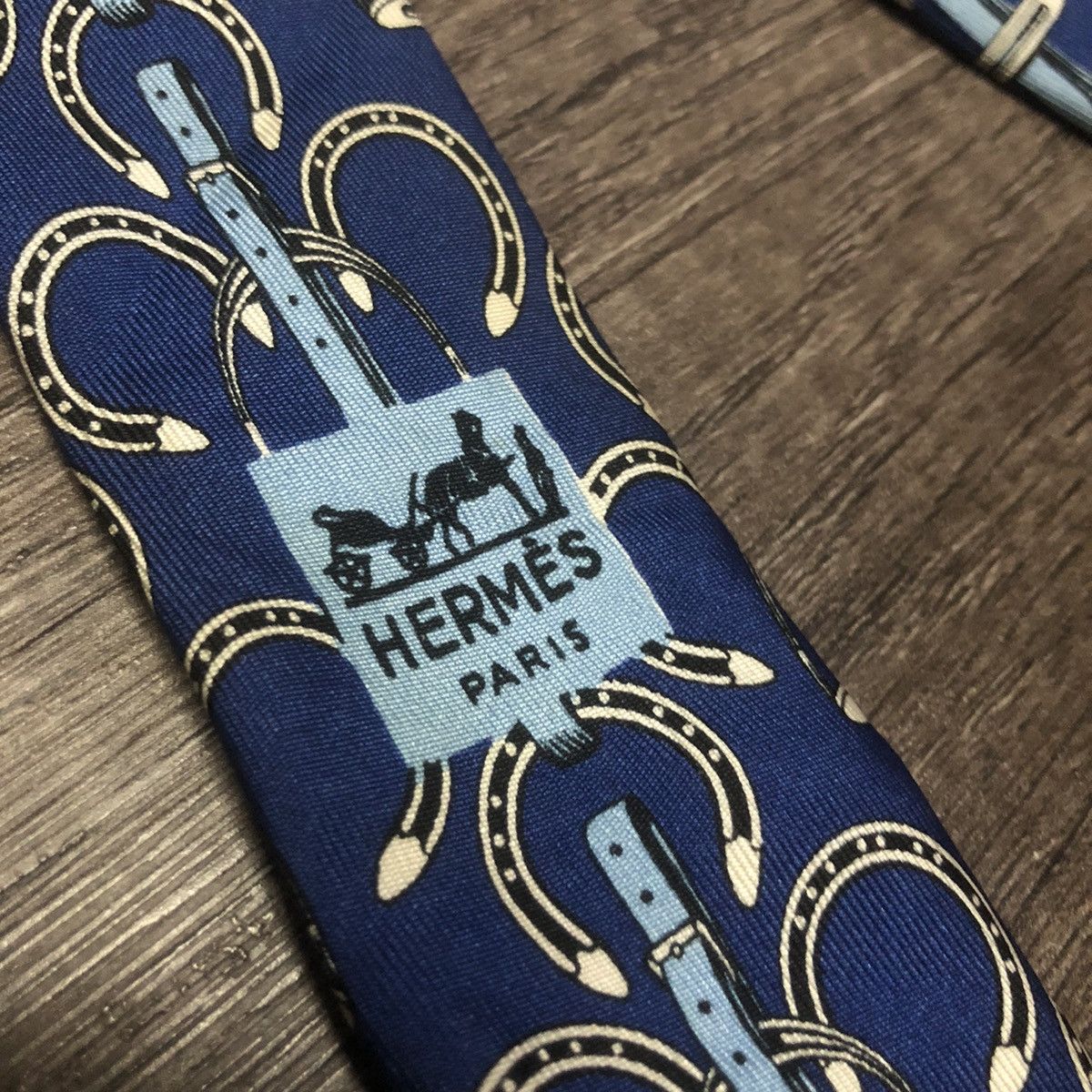 Hermes HERMES PARIS TIE MONOGRAM FULL PRINT Size ONE SIZE - 5 Thumbnail