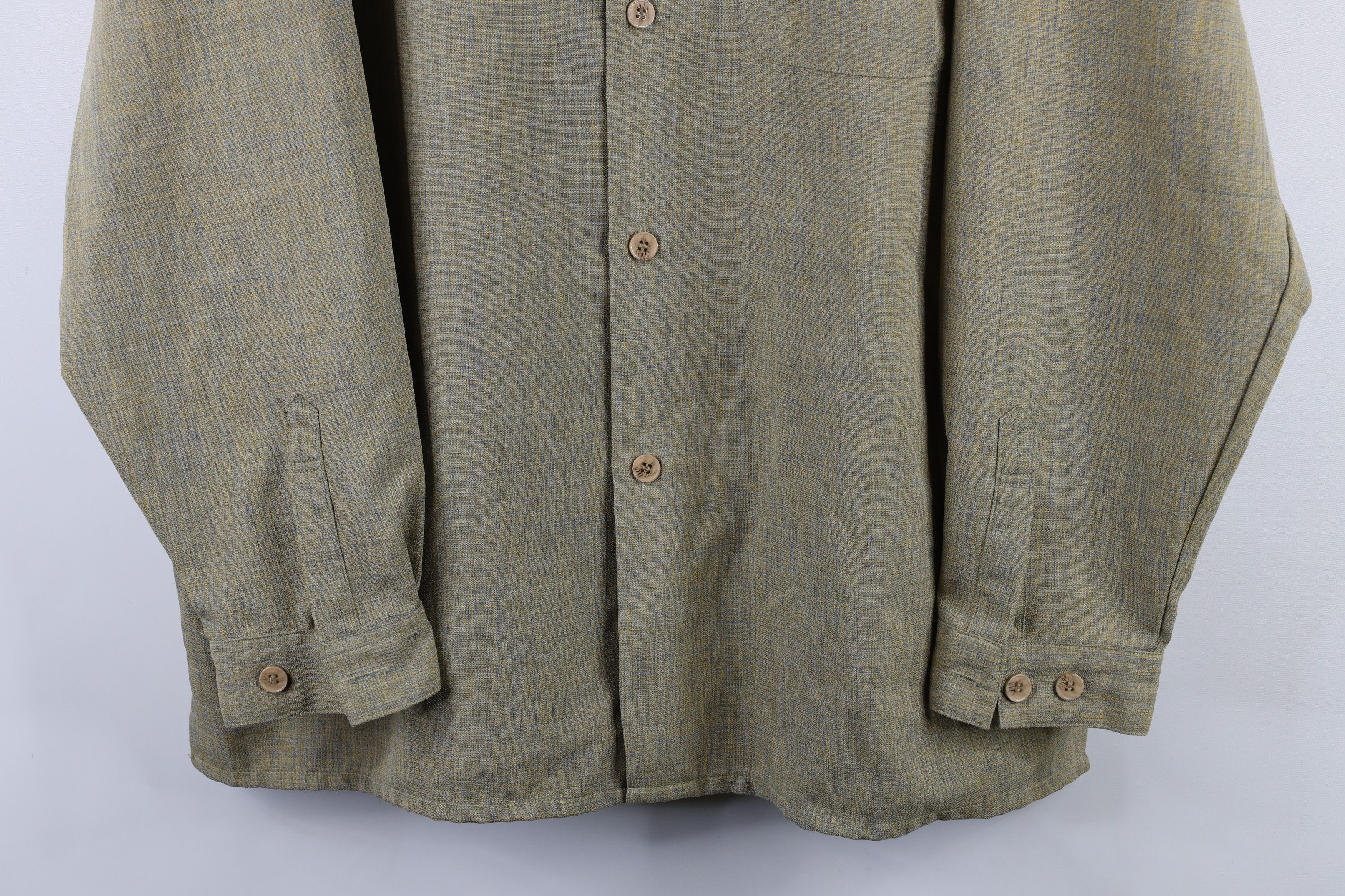 Vintage Vintage 90s Rockabilly Heavyweight Collared Button Shirt Size US XL / EU 56 / 4 - 3 Thumbnail