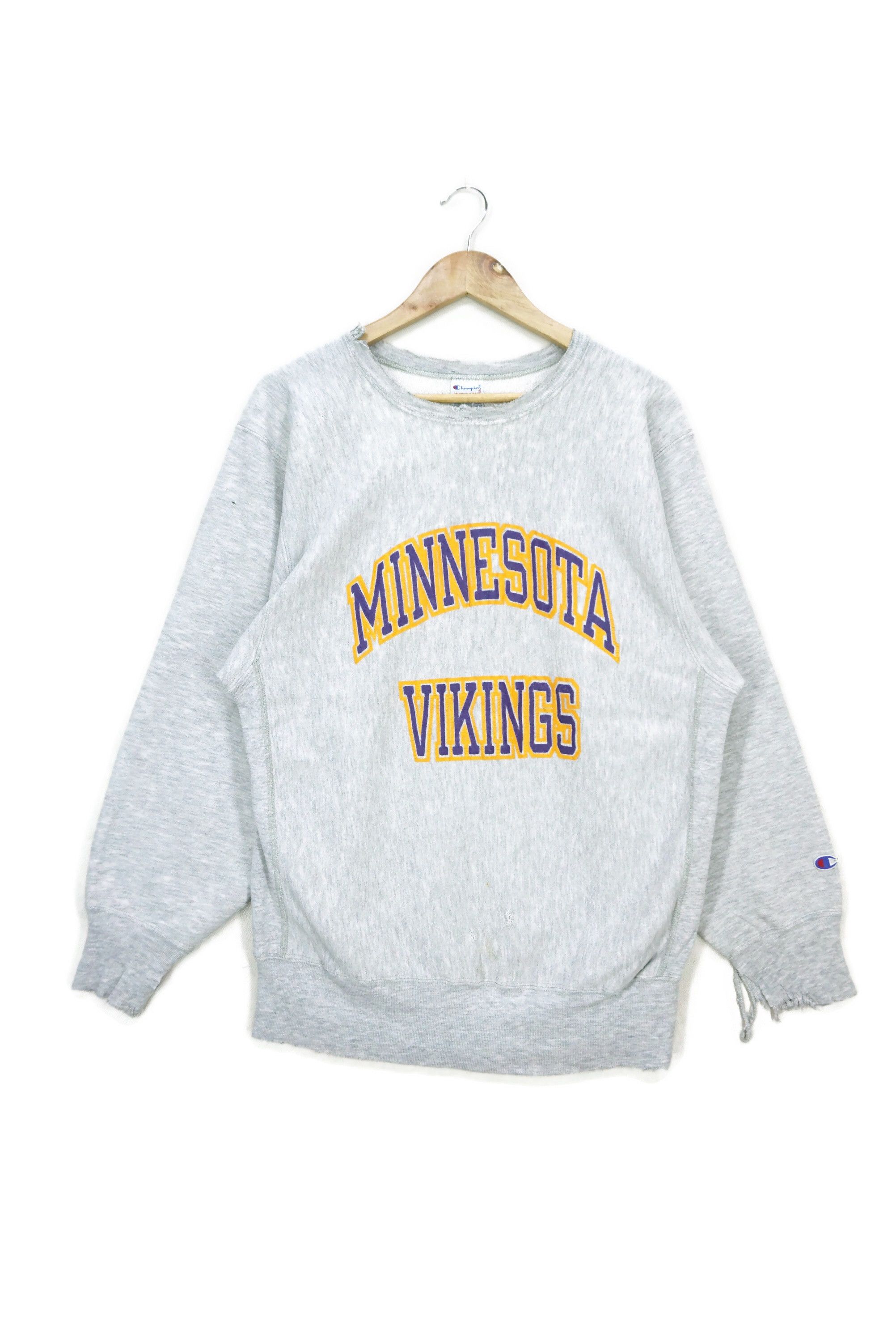 Other Vintage Champion Reverse Weave Made in USA Minnesota Vikings Size US L / EU 52-54 / 3 - 1 Thumbnail