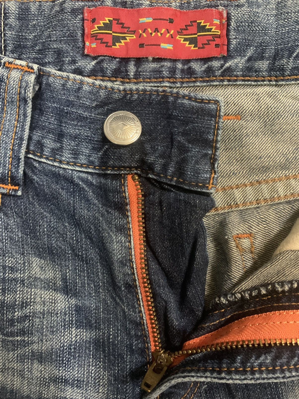 If Six Was Nine × Japanese Brand × Le Grande Bleu (L.G.B.) Vintage Japanese Original Jeans Distress Short Jeans Size US 31 - 11 Thumbnail