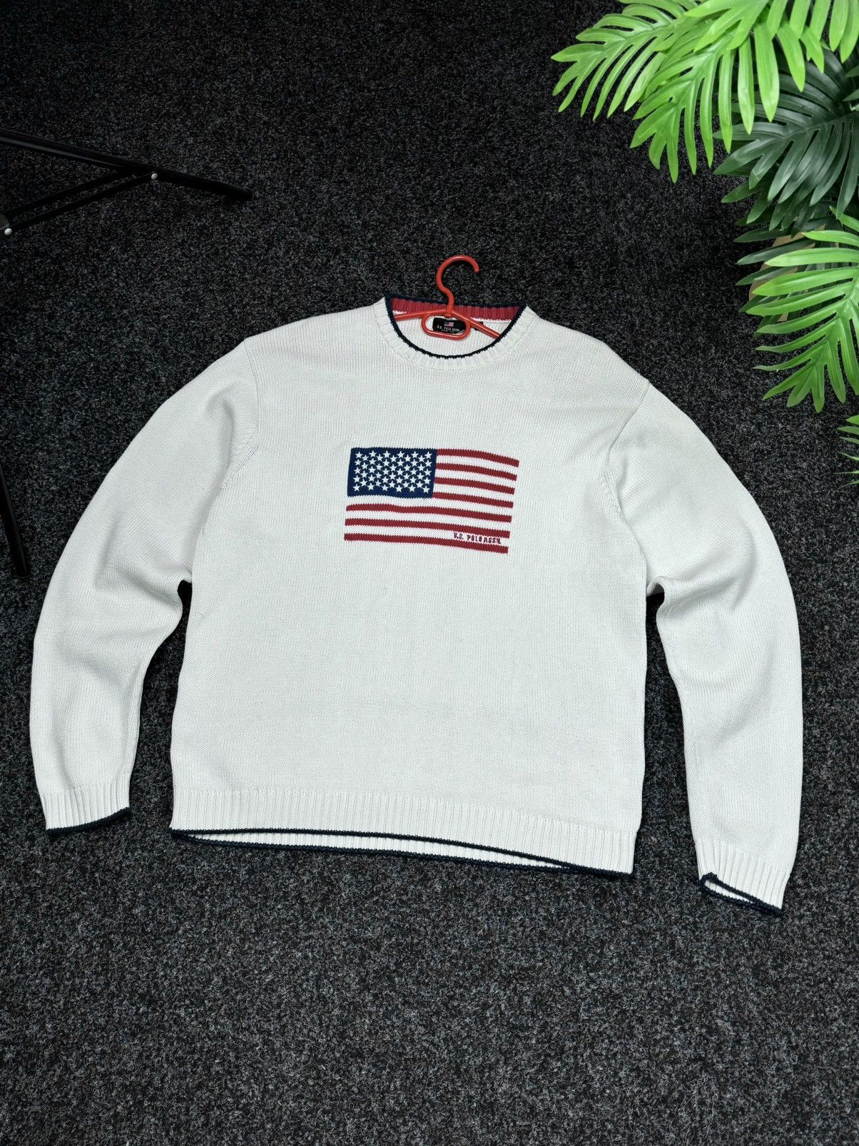 U.S. Polo Assn. Polo Ralph Lauren Vintage Sweater USA 🇺🇸 Logo 90s Size Xxl Size US XXL / EU 58 / 5 - 3 Thumbnail