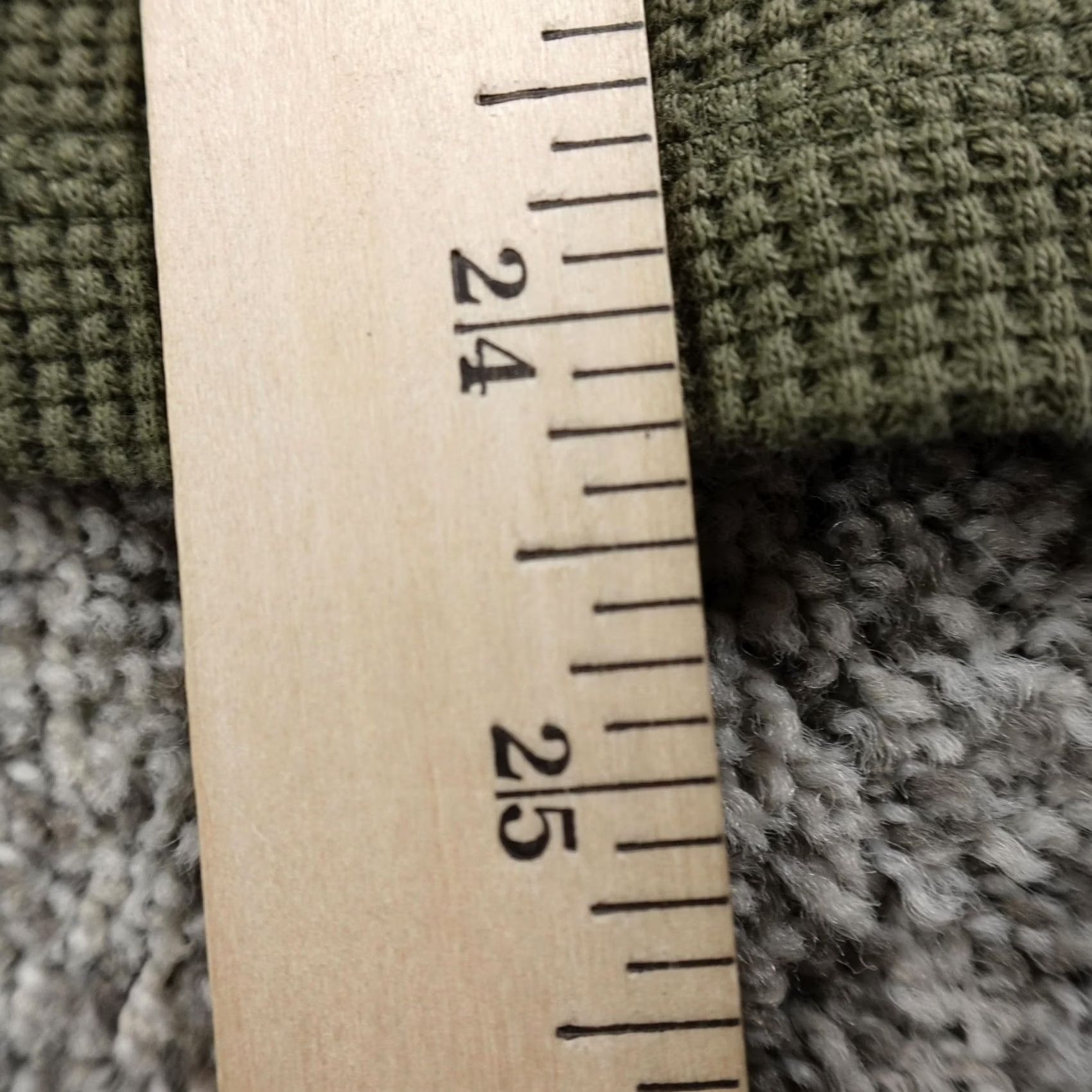 Everlane Everlane Shirt Mens L Green Organic Cotton Waffle Thermal Henley Long Sleeve Size US L / EU 52-54 / 3 - 7 Thumbnail