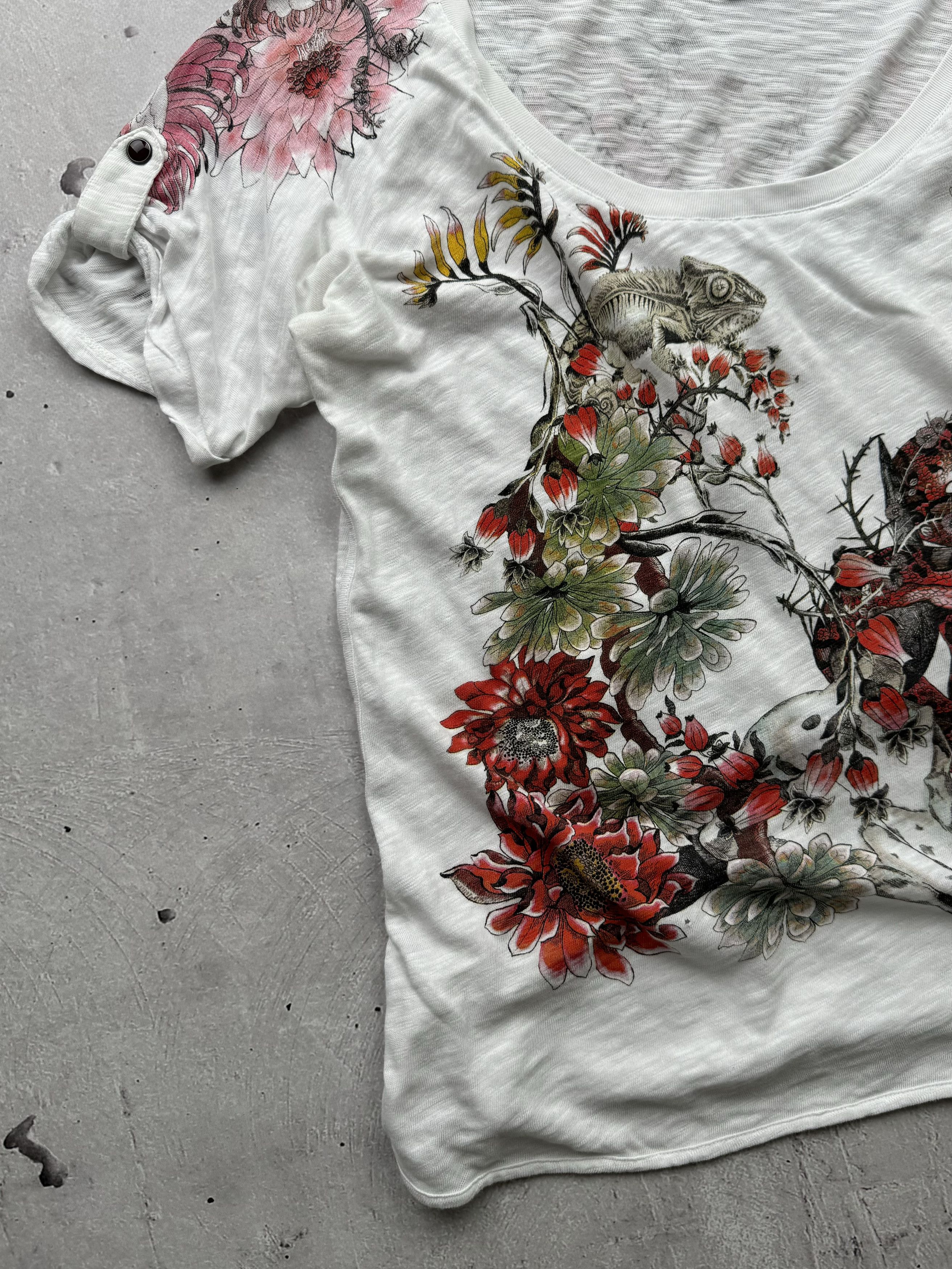Just Cavalli Just Cavalli Vintage Printed Tee Size XL / US 12-14 / IT 48-50 - 2 Thumbnail