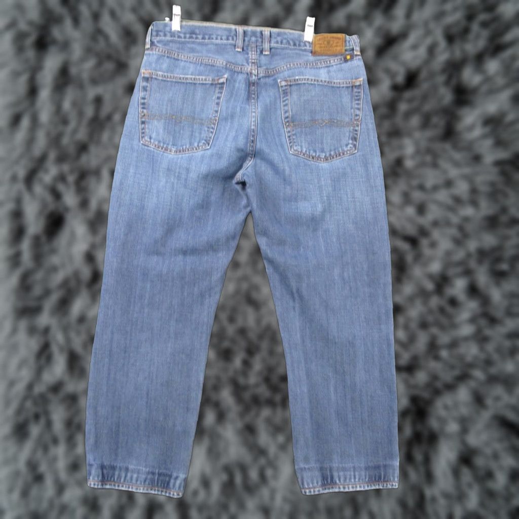 Lucky Brand Lucky Brand Jeans 481 Relaxed Straight 34x27 Blue Denim 5-Pocket Mens Jeans Size US 34 / EU 50 - 1 Thumbnail