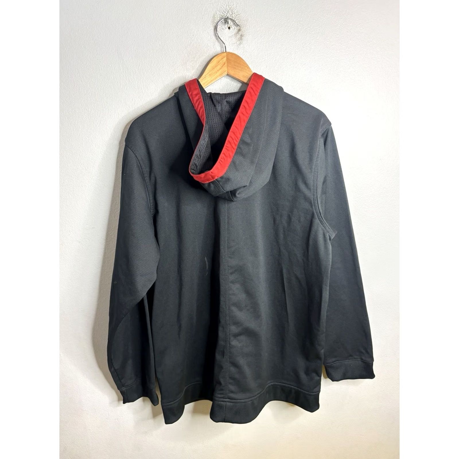Nike Y2K Nike Force Hoodie Mens Size Medium Black Embroidered Striped Size US M / EU 48-50 / 2 - 5 Thumbnail