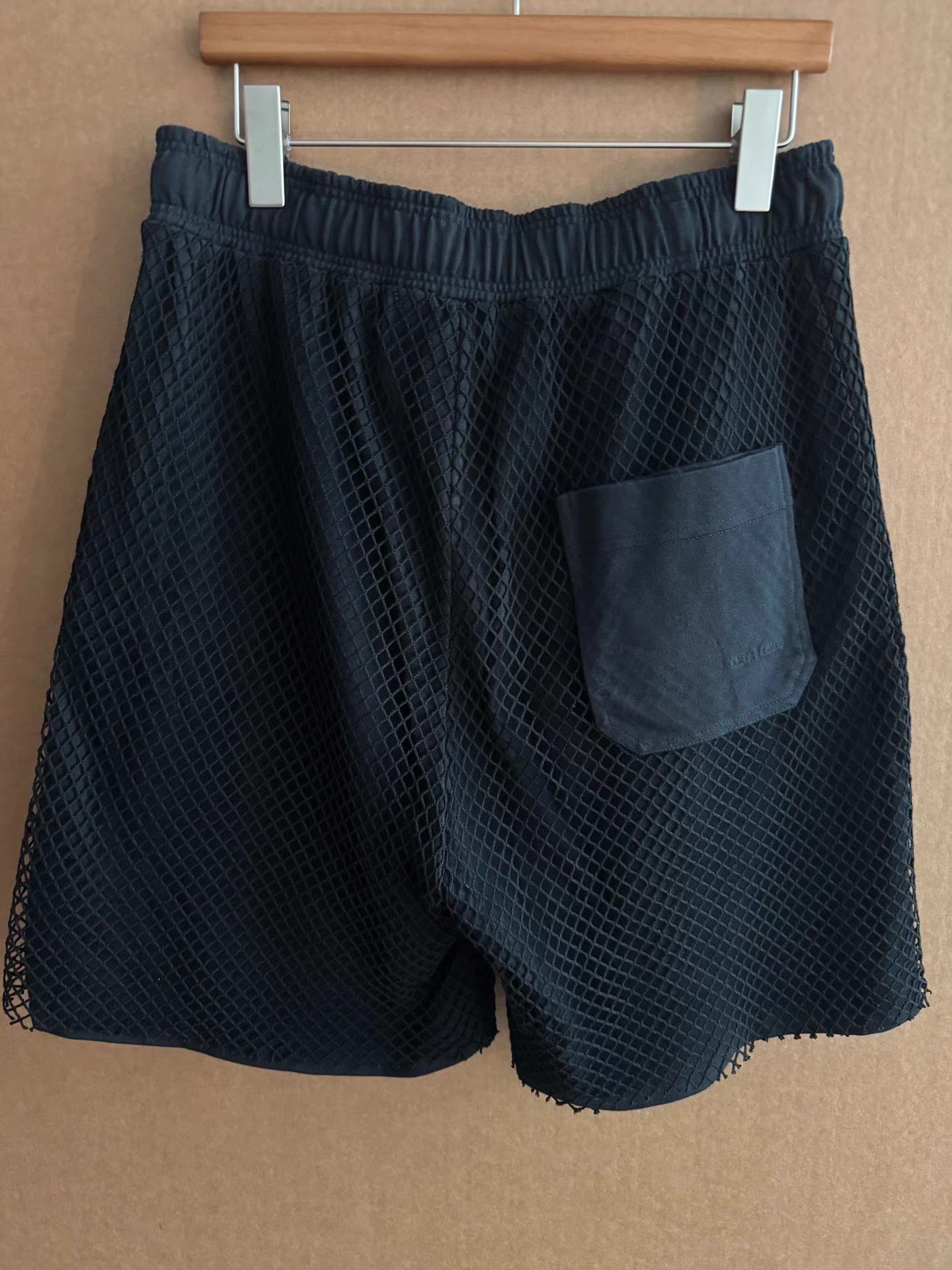 Damir Doma DAMIR DOMA Black Mesh Athletic Shorts Q16 Size US 36 / EU 52 - 3 Thumbnail