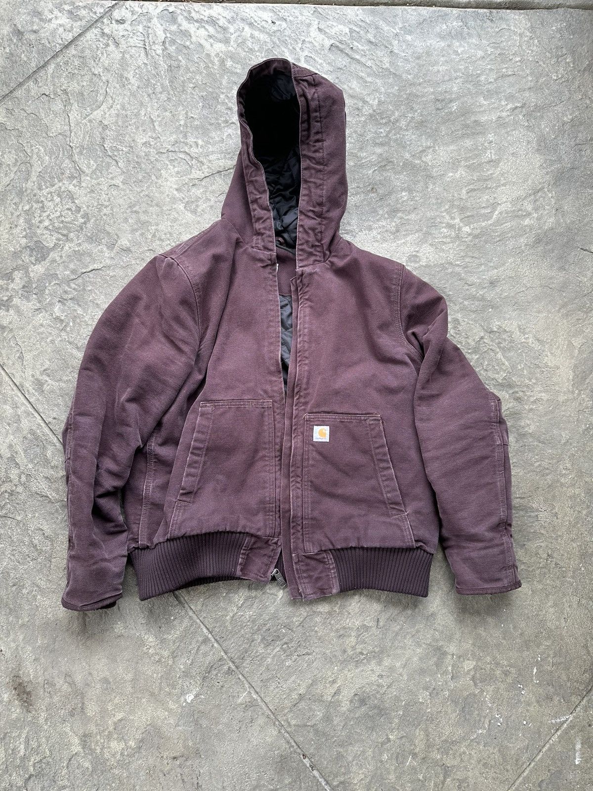 image of Women’S Carhartt Active Jacket in Wine, Women's (Size Large)