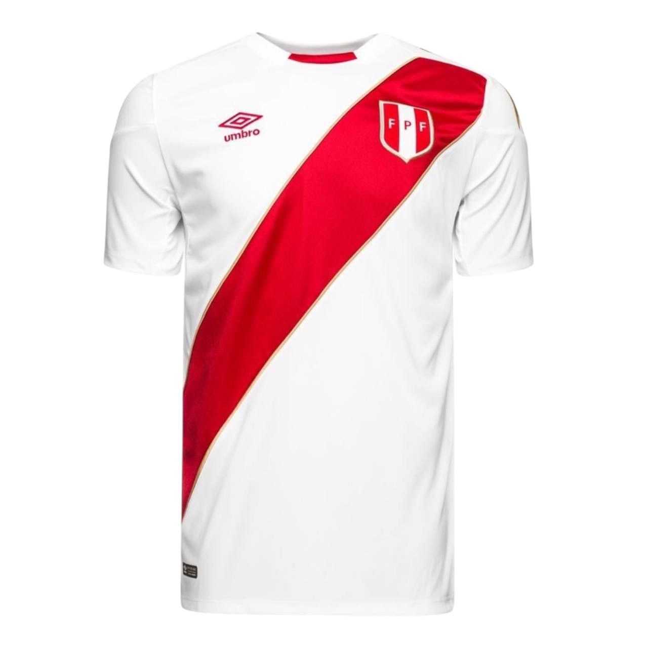 Umbro 2018 PERU NATIONAL TEAM HOME SOCCER JERSEY FOOTBALL SHIRT M Size US M / EU 48-50 / 2 - 1 Thumbnail