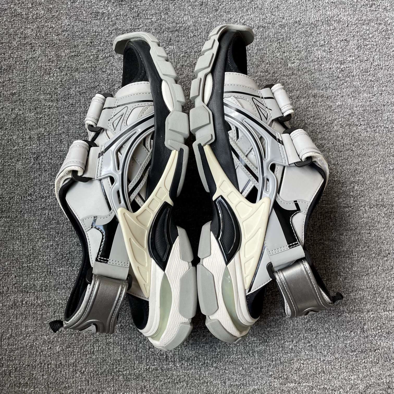 Balenciaga Balenciaga Track 1.0 Sandal Men's 42 Cool Gray 98 New Size US 9 / EU 42 - 5 Thumbnail