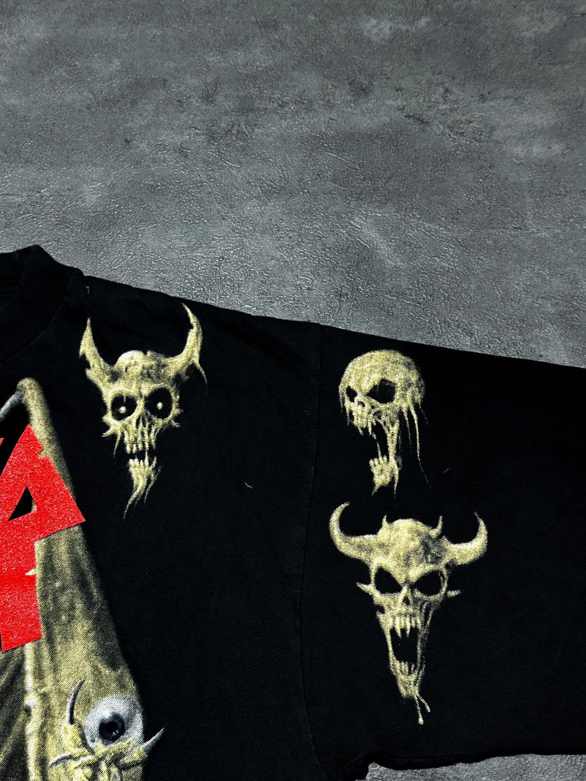 Band Tees 🔥RARE🔥Vintage 90s Slayer demon sword Size US XL / EU 56 / 4 - 5 Thumbnail