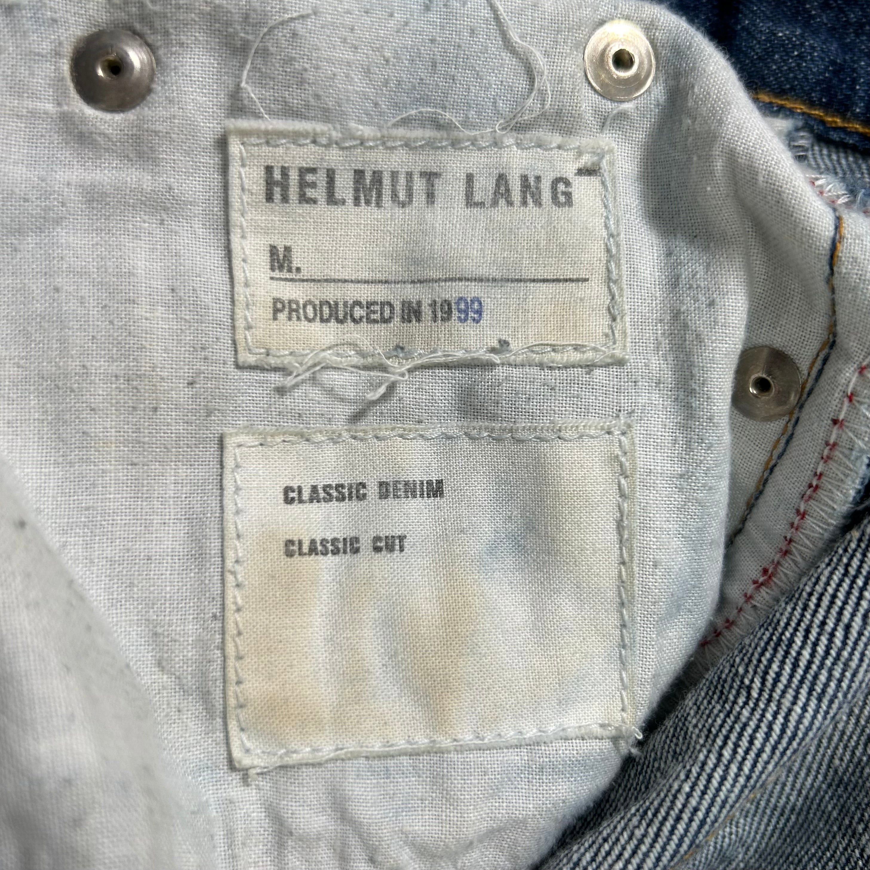 Helmut Lang Helmut Lang 1999 Classic Raw Denim Blue Jeans Size US 36 / EU 52 - 4 Thumbnail