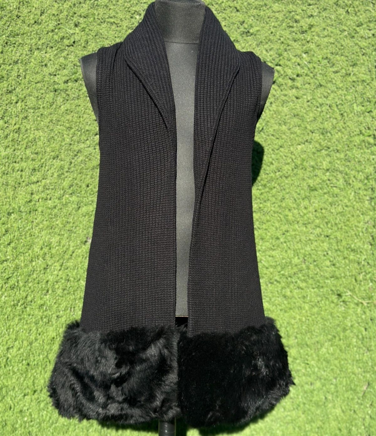 Ralph Lauren Purple Label Rare 3300$ Ralph Lauren Purple Label Knit Vest Shearling M-L Size L / US 10 / IT 46 - 14 Thumbnail