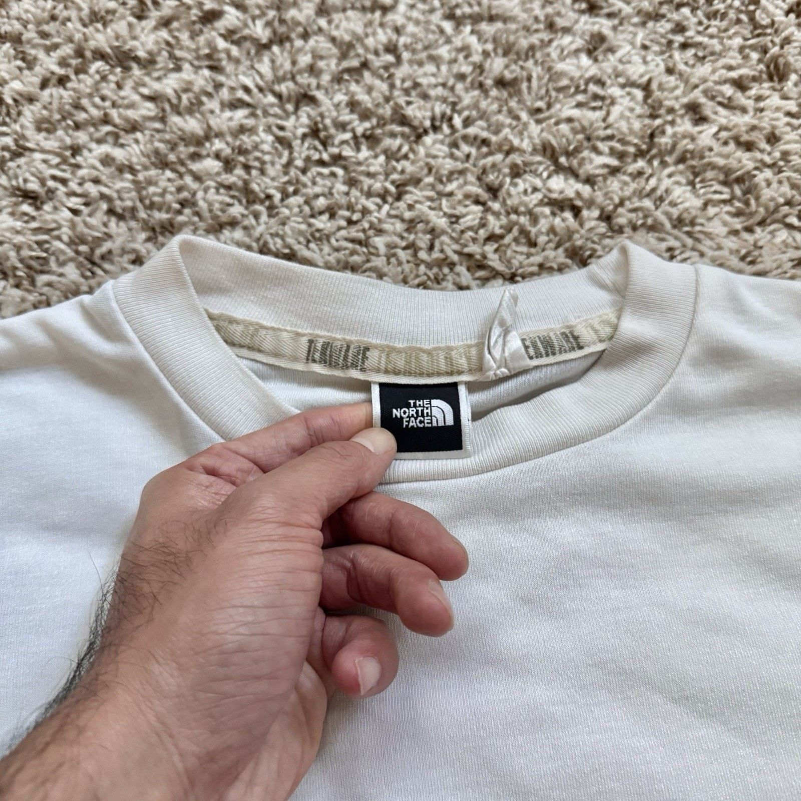 The North Face × Vintage Vintage The North Face TEKWARE White Long Sleeve T-Shirt Size US L / EU 52-54 / 3 - 3 Thumbnail
