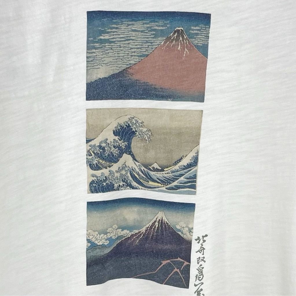Uniqlo UNIQLO Men’s White T-shirt Traditional Japanese Graphic XS Size US XS / EU 42 / 0 - 2 Thumbnail